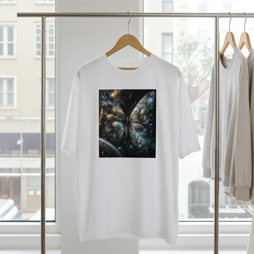 Oversized T-Shirt Butterfly Effect Abstrakt