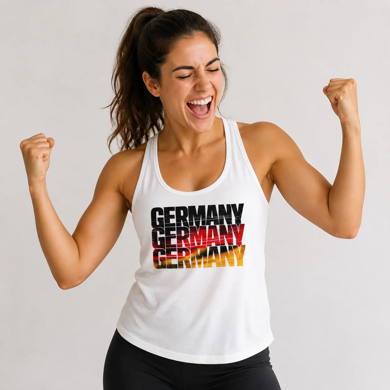Women’s fitted racerback tank top