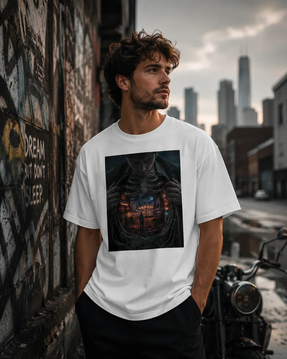 Oversized T-Shirt Inside Abstrakt