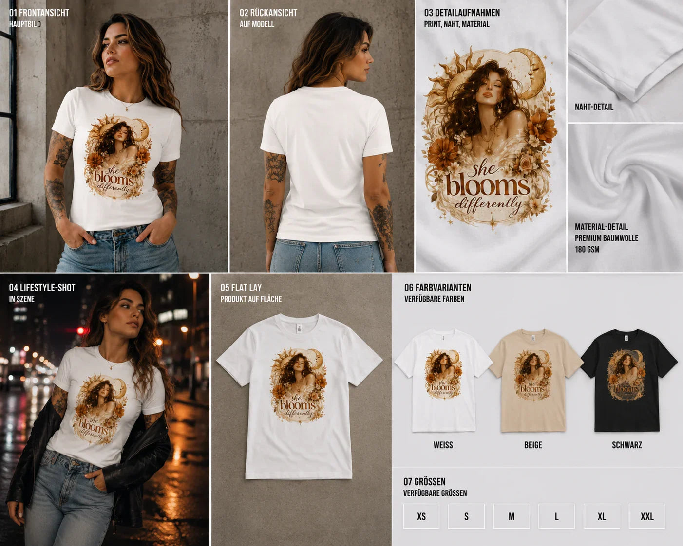 Women’s T-Shirt Blooms