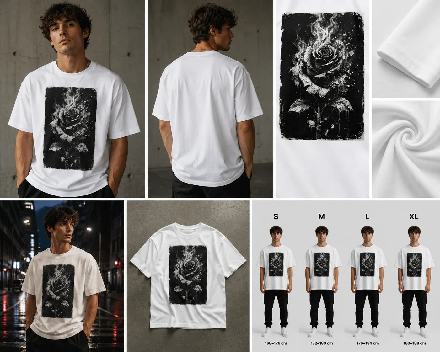 Oversized Shirt the Rose