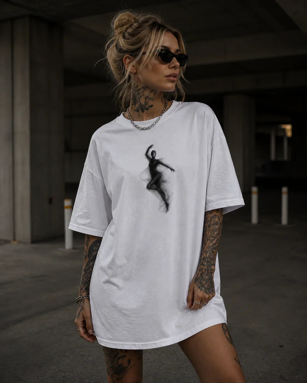 Woman Longshirt PRIVE COLLECTIVE B&W EDITION