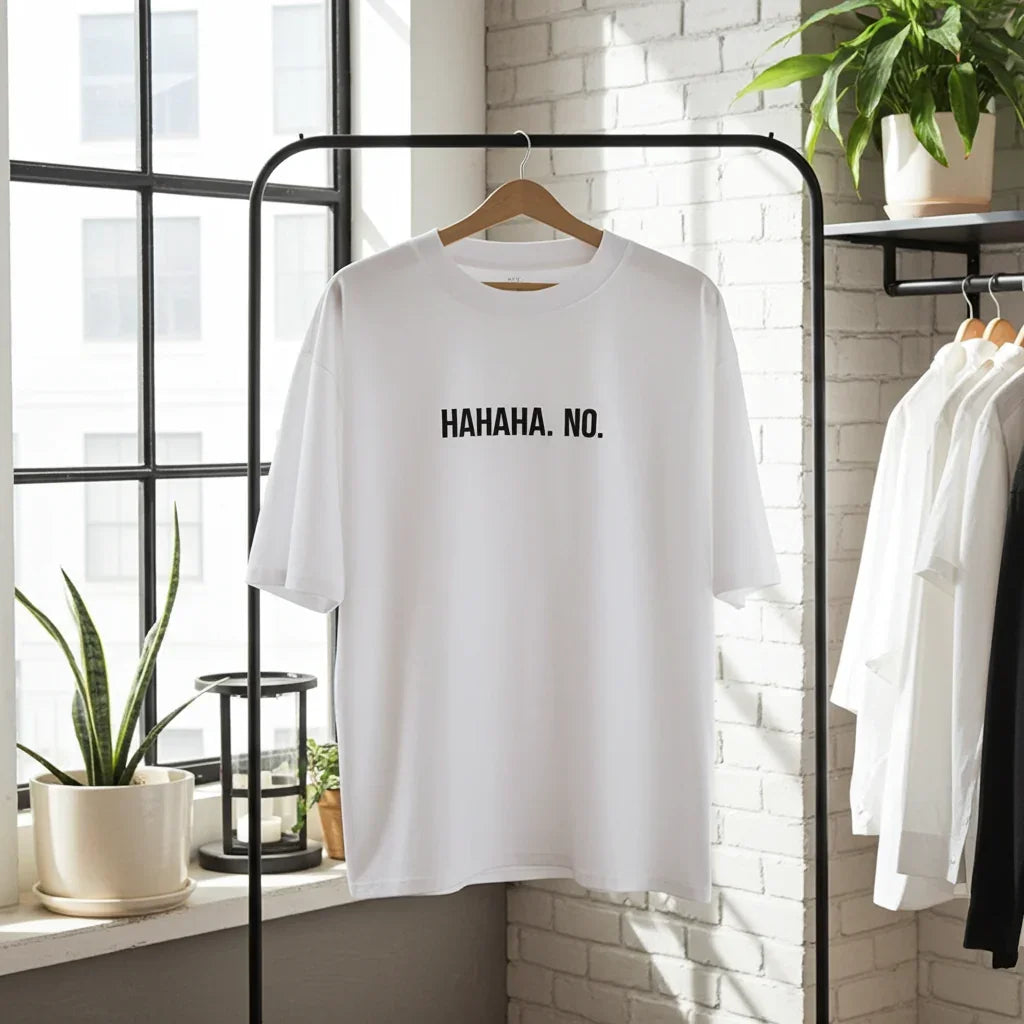 Oversized T-Shirt HaHaHa PRIVE COLLECTIVE B&W EDITION