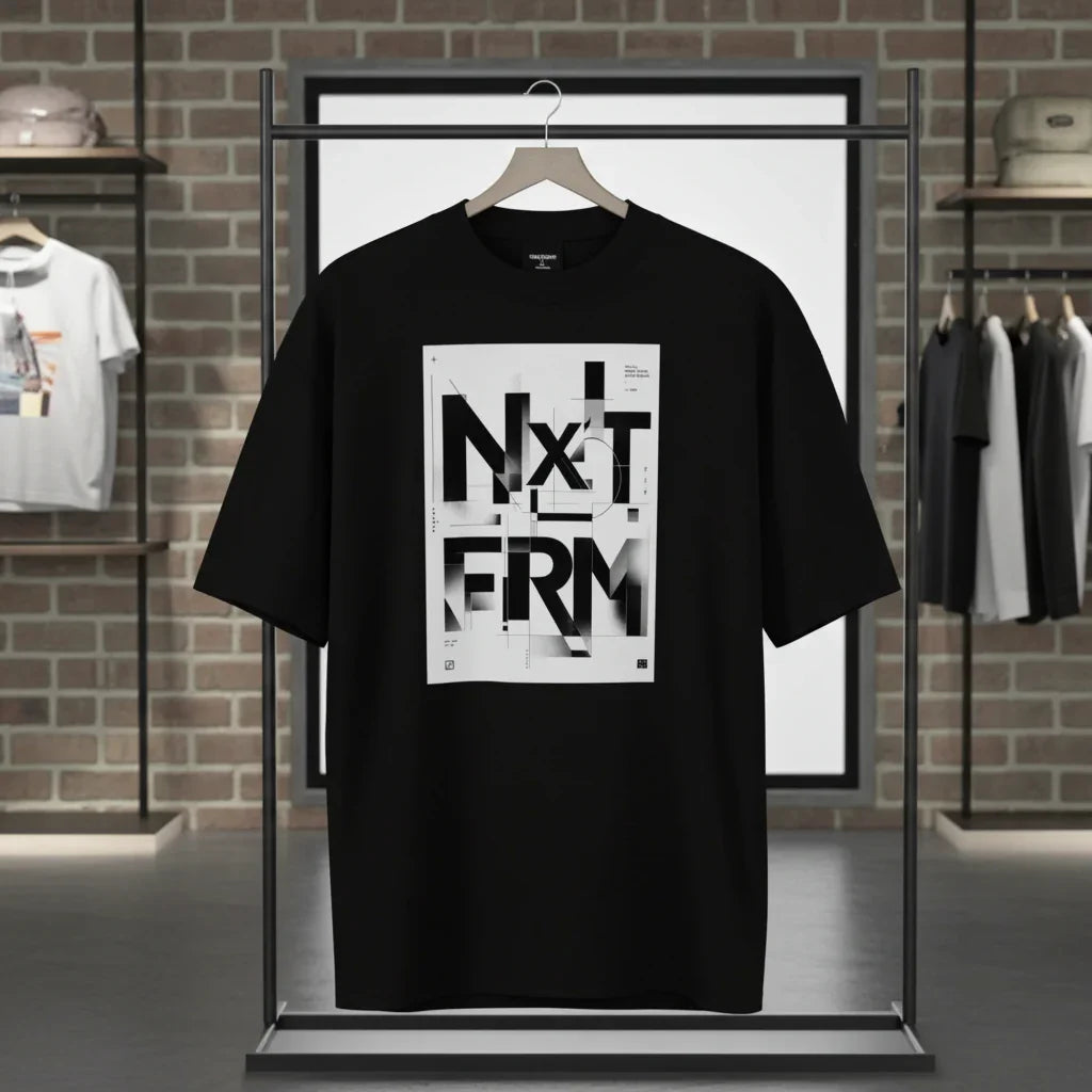 Oversized T-Shirt Next Form PRIVE COLLECTIVE B&W EDITION