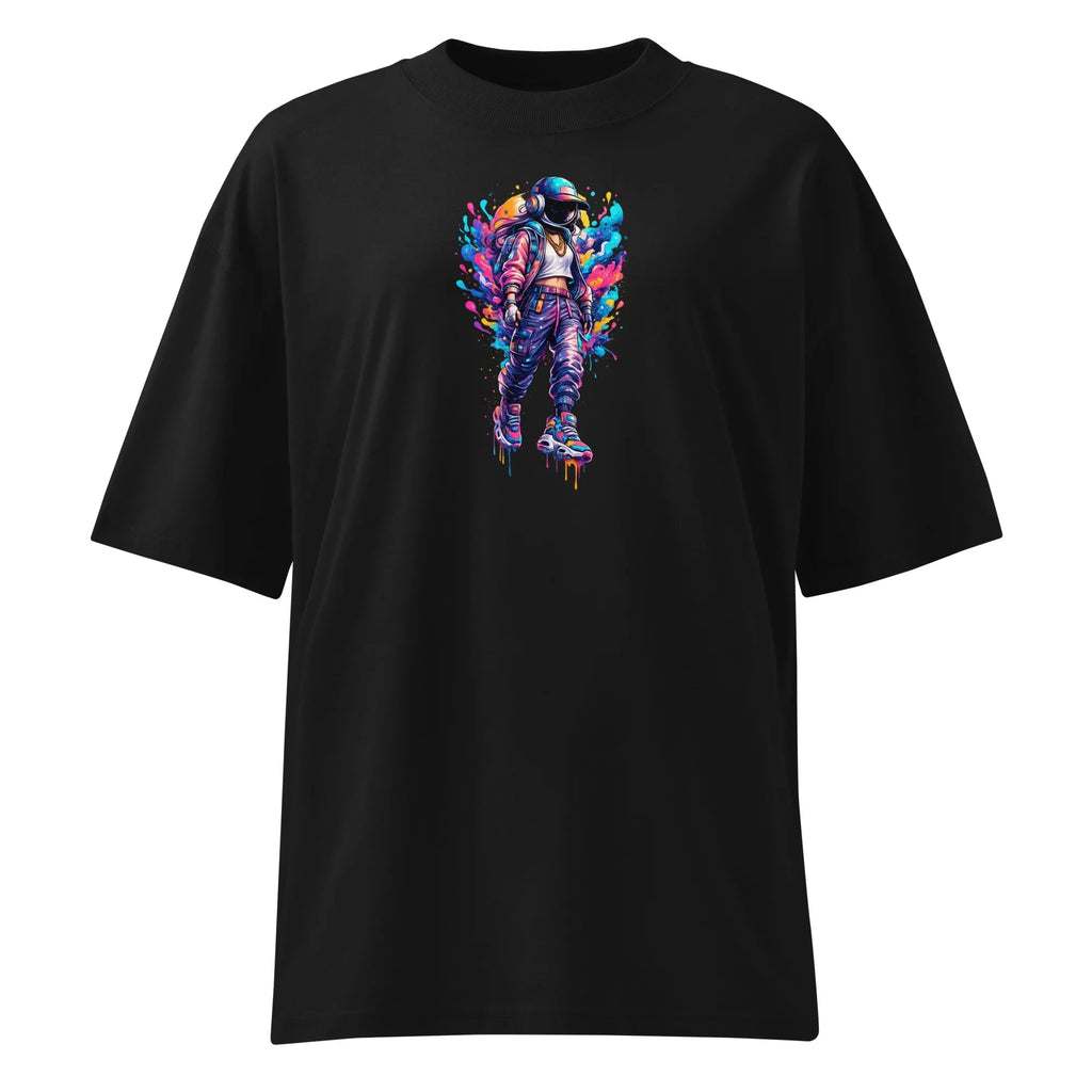 organic oversized high neck t-shirt