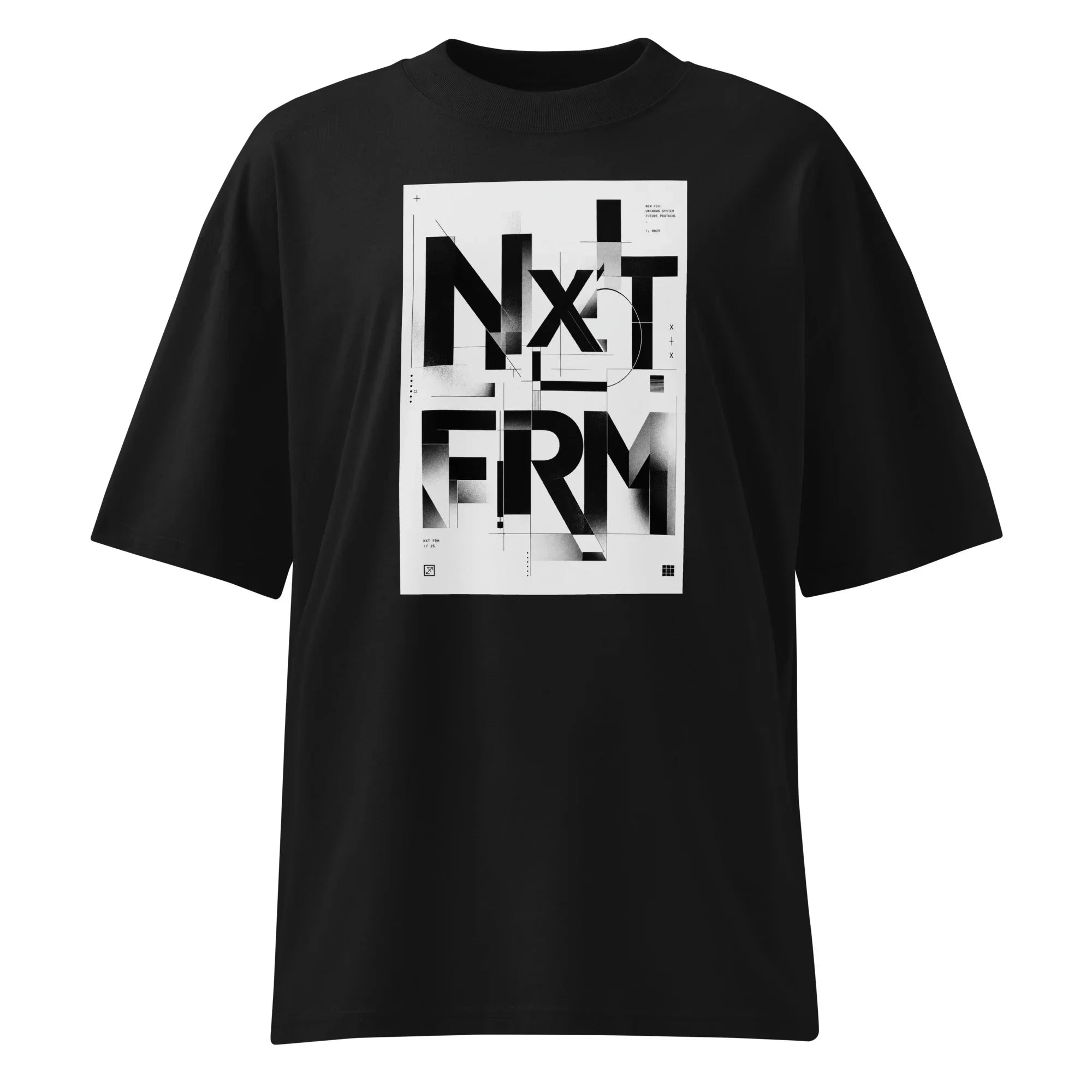 Oversized T-Shirt Next Form PRIVE COLLECTIVE B&W EDITION