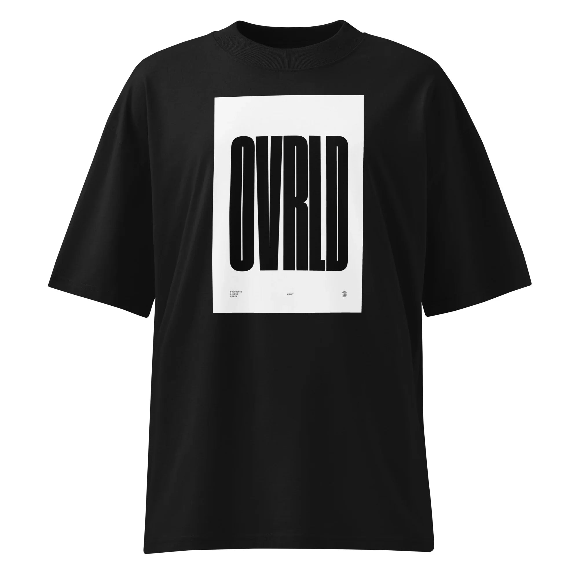 Oversized T-Shirt OVRLD PRIVE COLLECTIVE B&W EDITION
