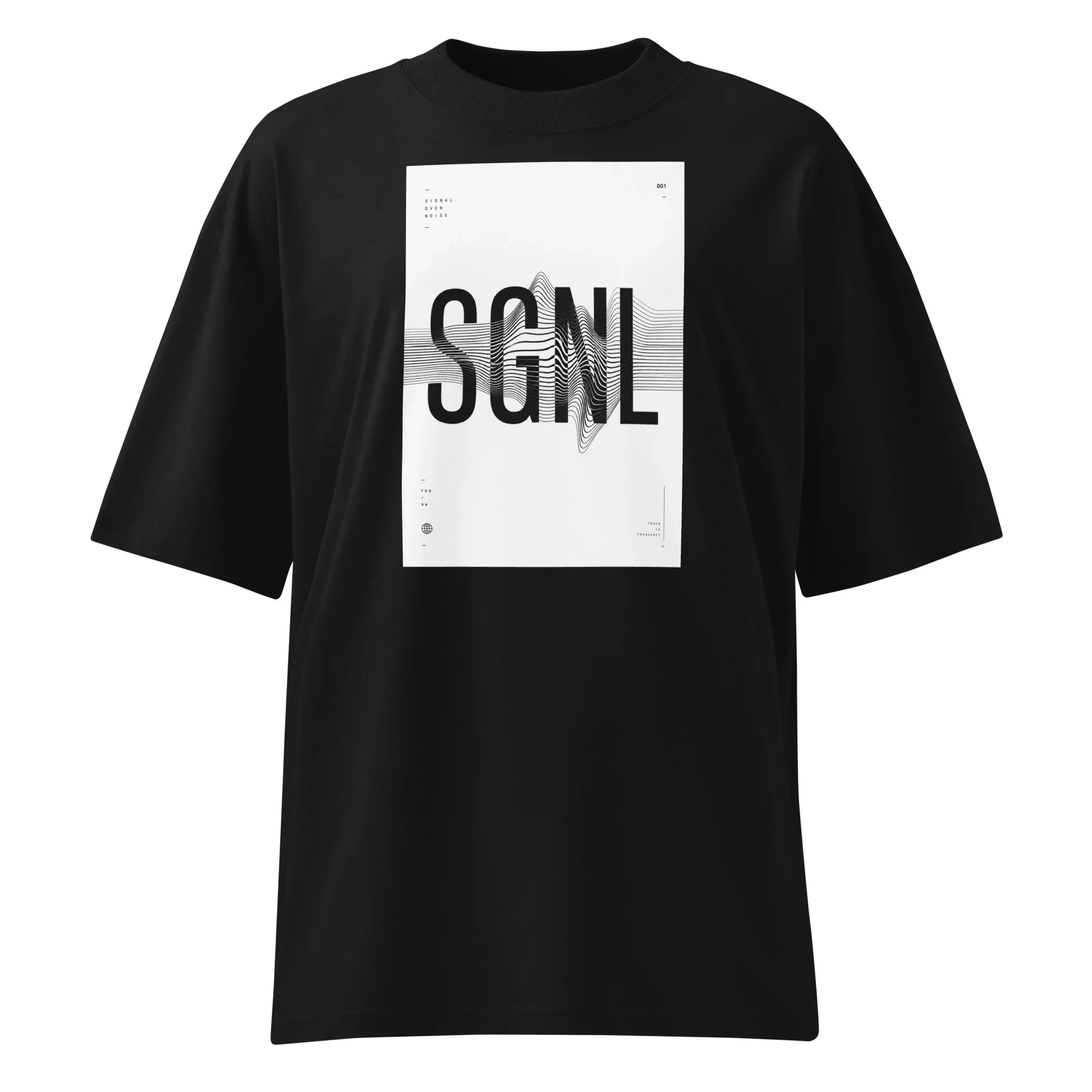 Oversized T-Shirt SIGNAL PRIVE COLLECTIVE B&W EDITION