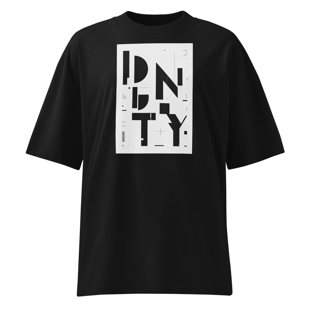 Oversized T-Shirt Idendity PRIVE COLLECTIVE B&W EDITION