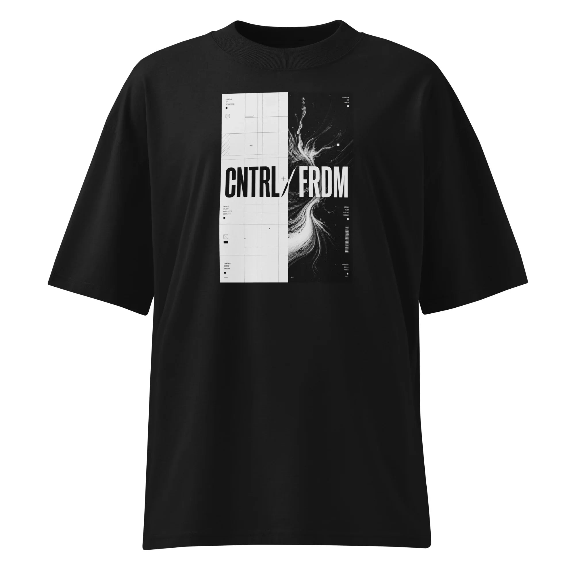 Oversized T-Shirt CNTRL PRIVE COLLECTIVE B&W EDITION
