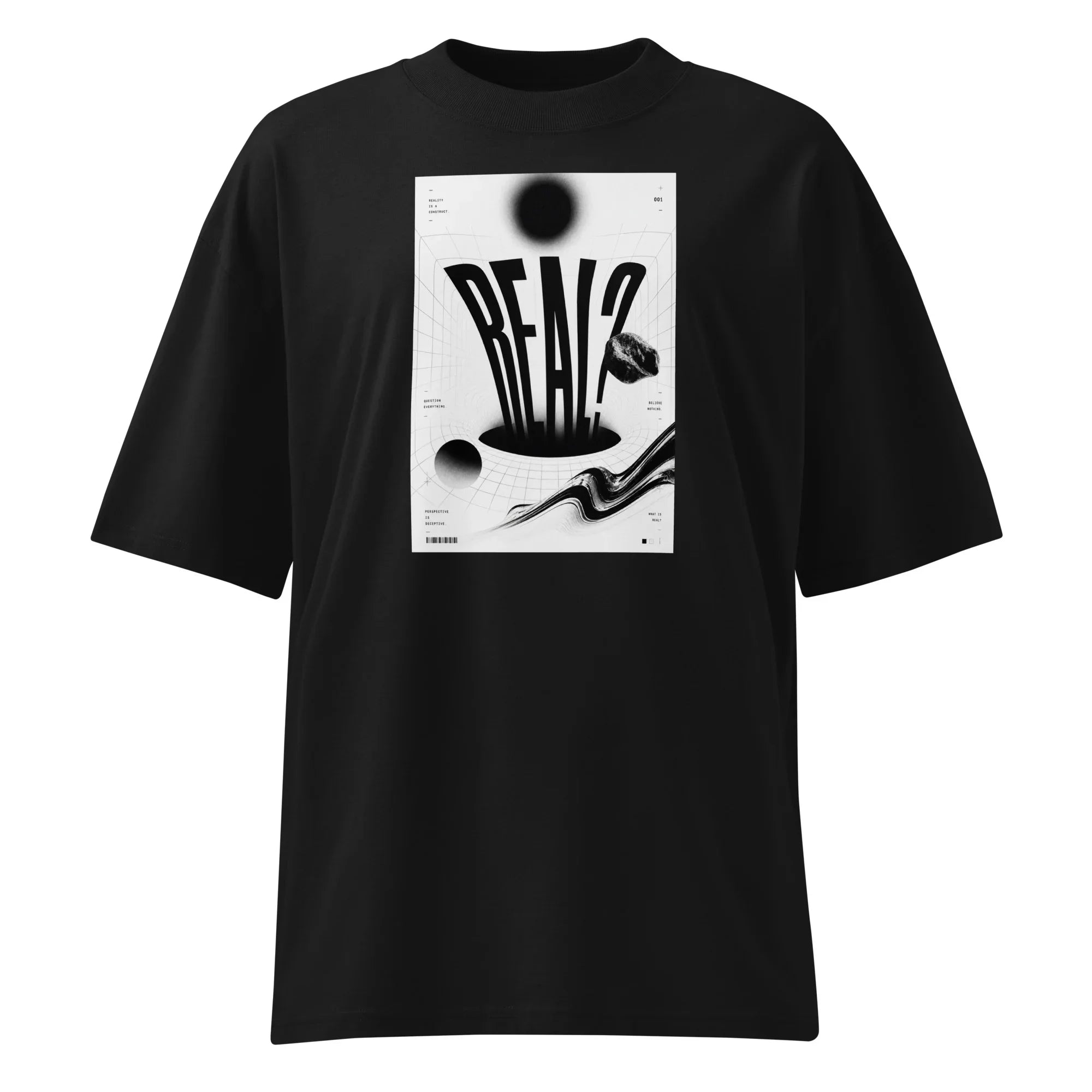 Oversized T-Shirt REAL PRIVE COLLECTIVE B&W EDITION
