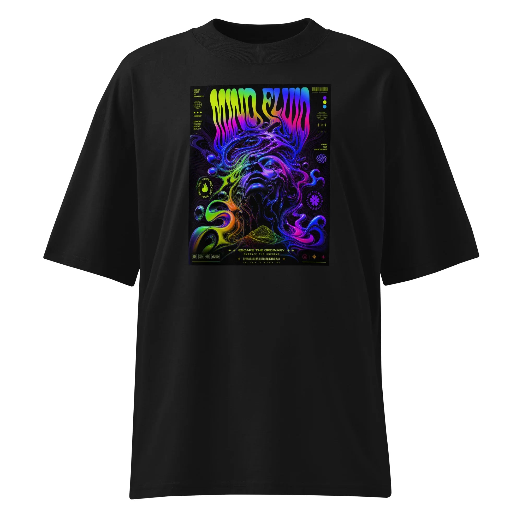 Oversized T-Shirt Mind Fluid Abstrakt