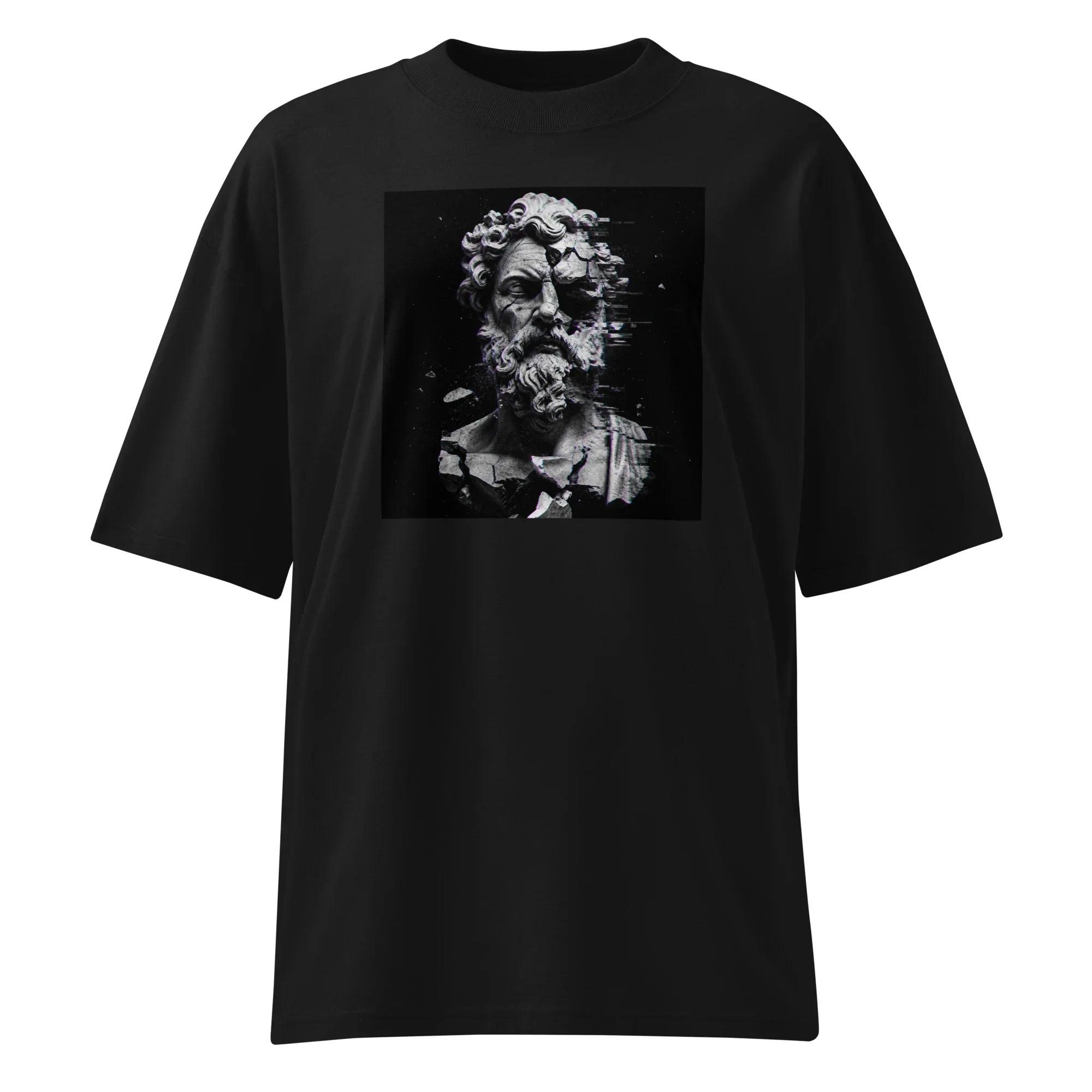 Oversized T-Shirt Statue Abstrakt