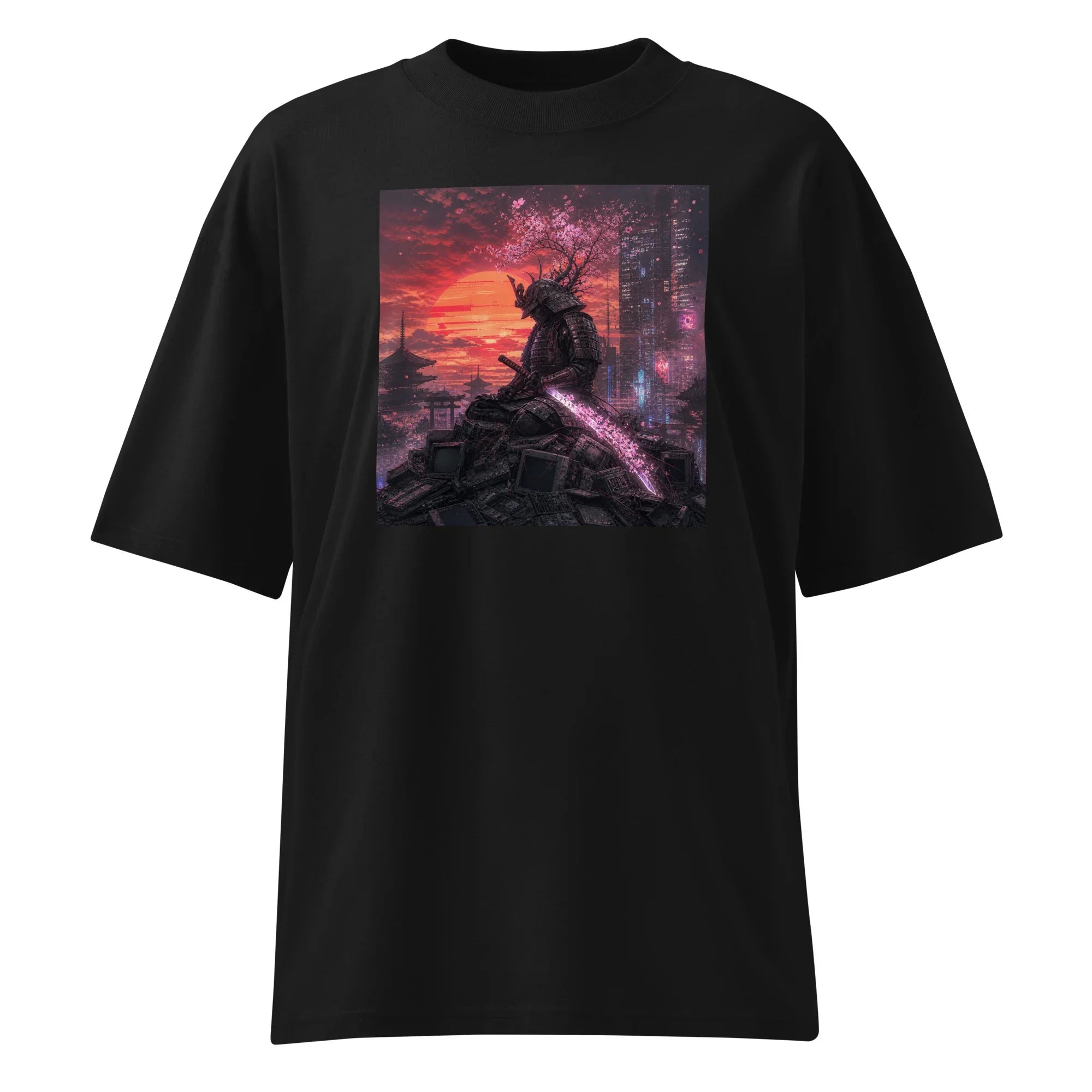 Oversized T-Shirt The Samurai Abstrakt