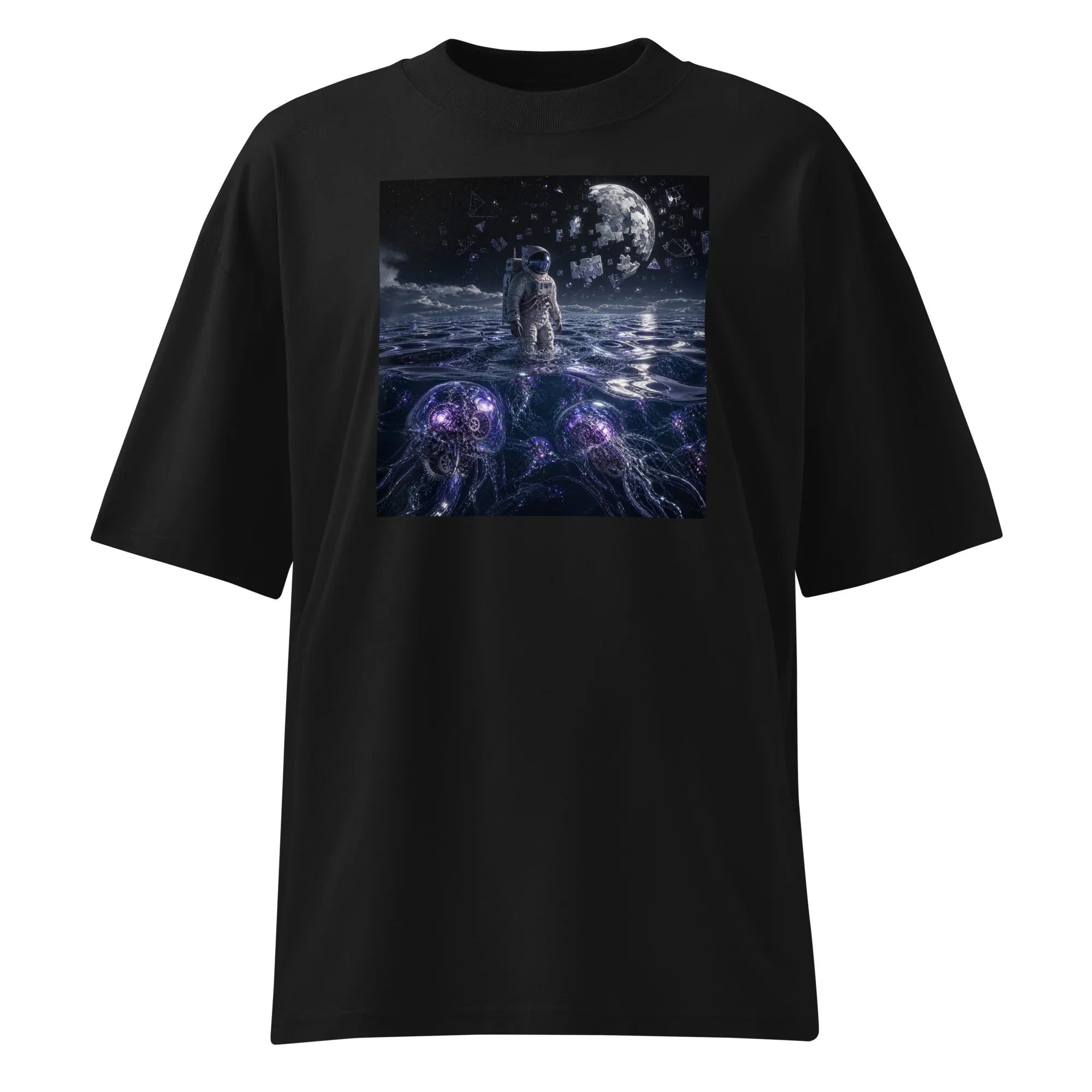 Oversized T-Shirt Jelly Aliens Abstrakt