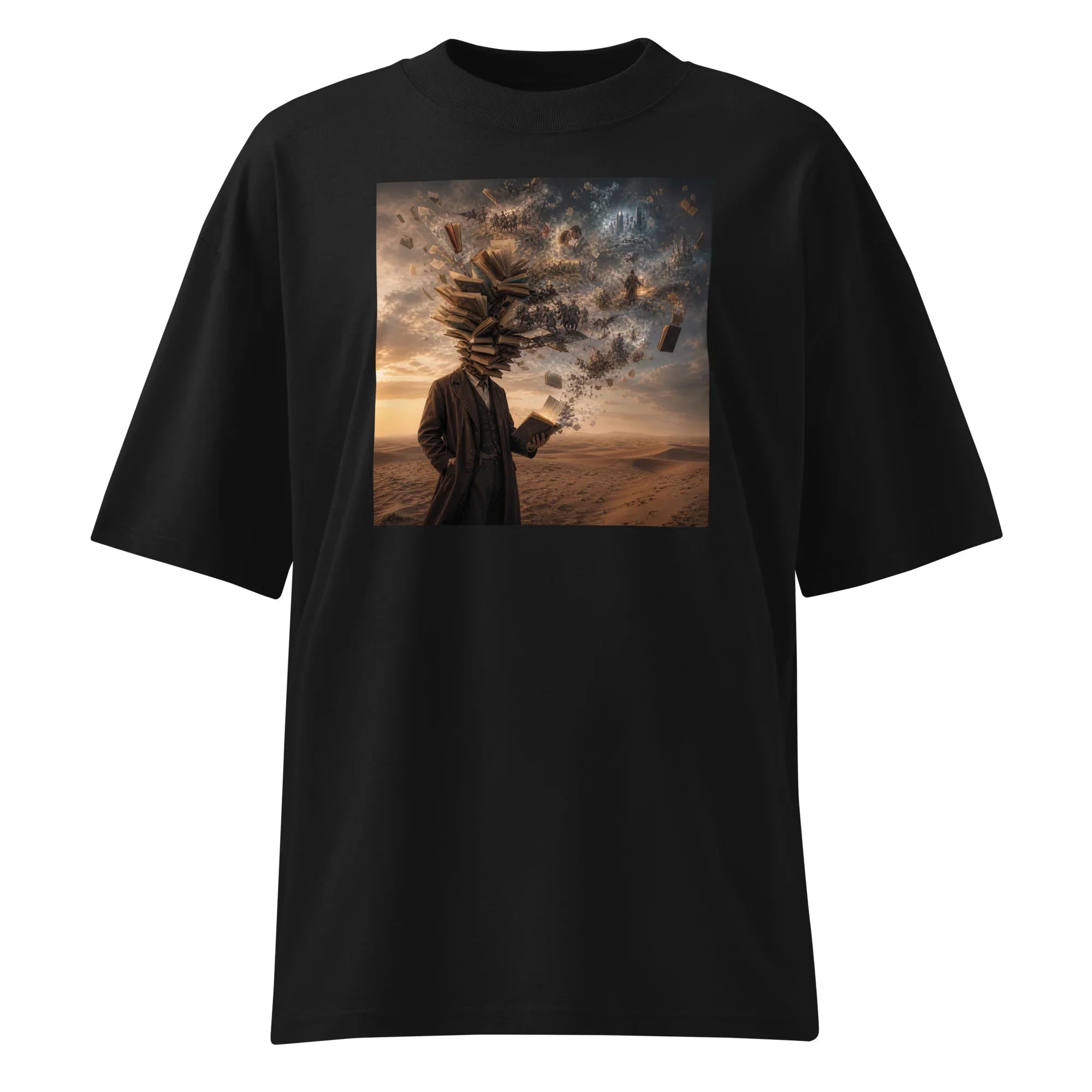 Oversized T-Shirt Books Abstrakt