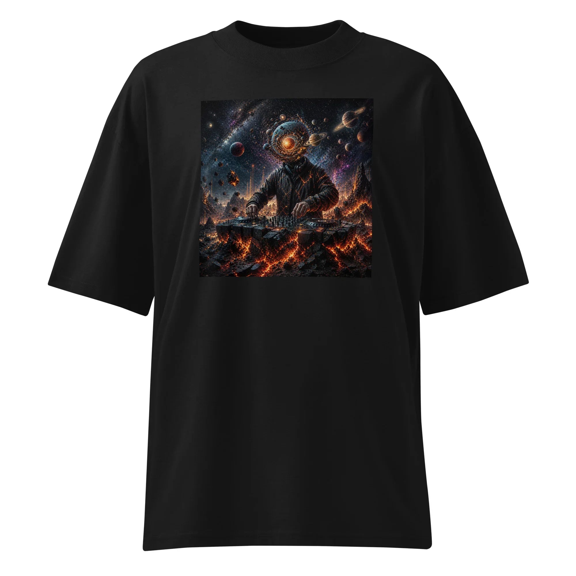 Oversized T-Shirt Space Dj Abstrakt