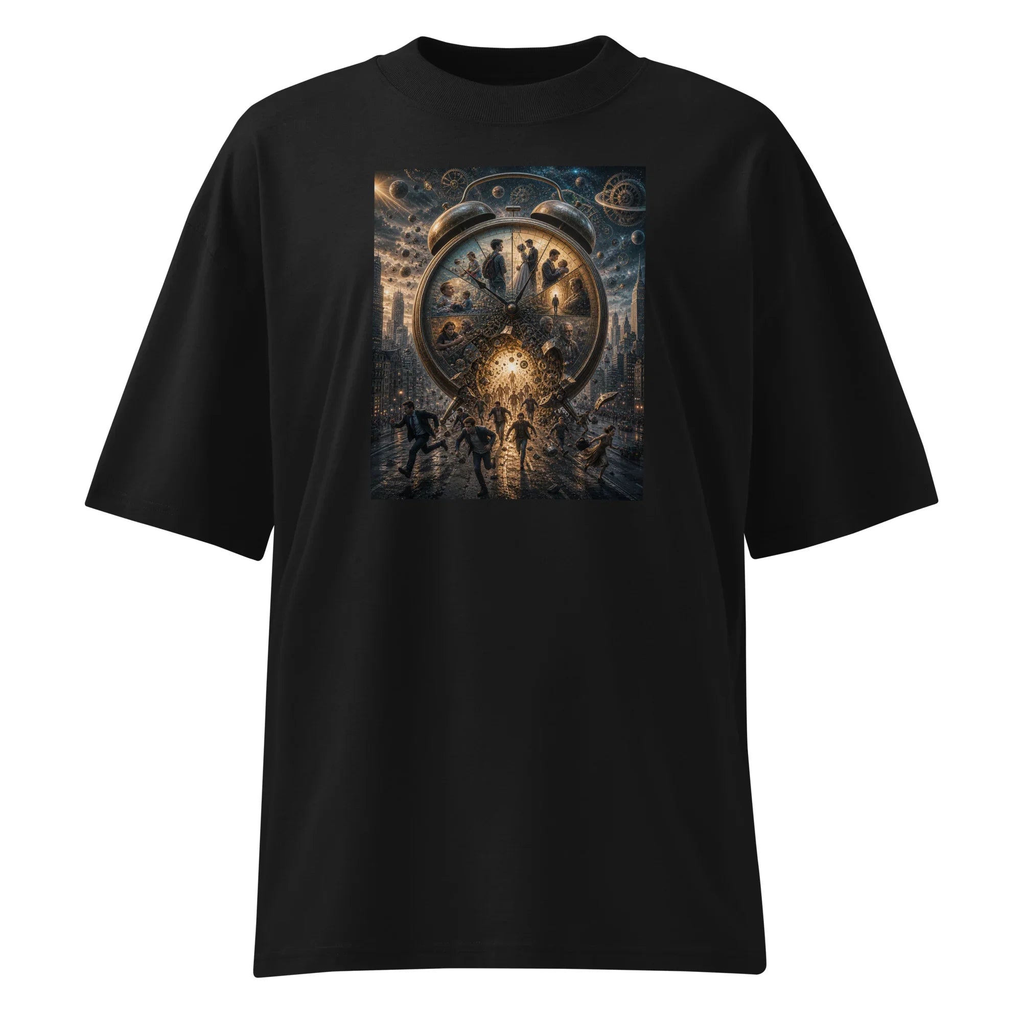 Oversized T-Shirt Lifetime gone Abstrakt