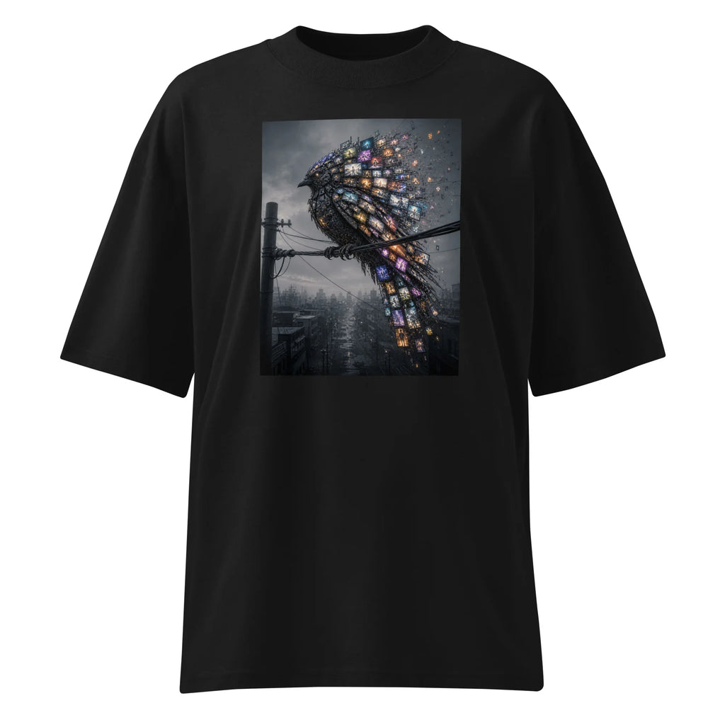 Oversized T-Shirt Mockingbird Abstrakt