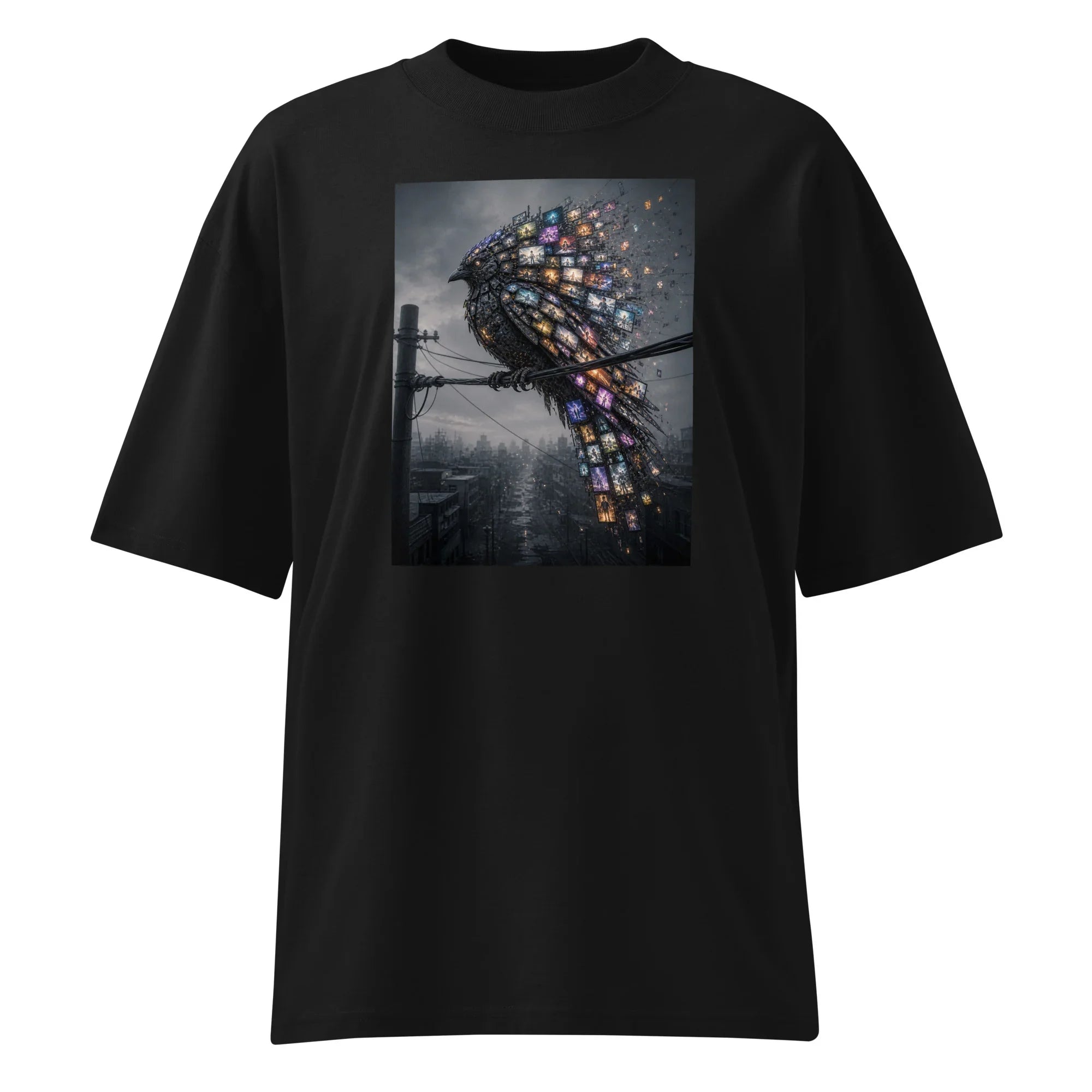 Oversized T-Shirt Mockingbird Abstrakt