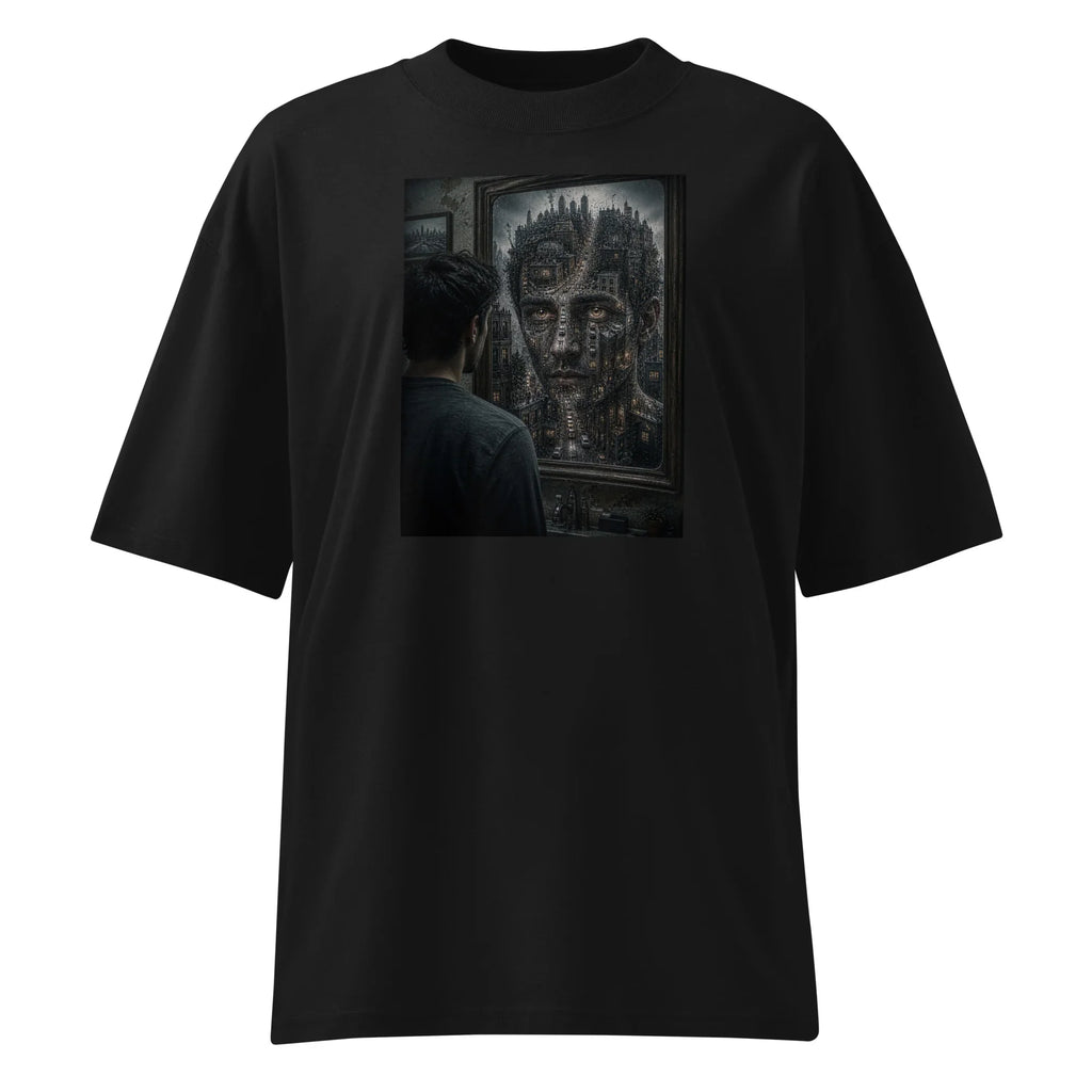 Oversized T-Shirt Reflection Abstrakt