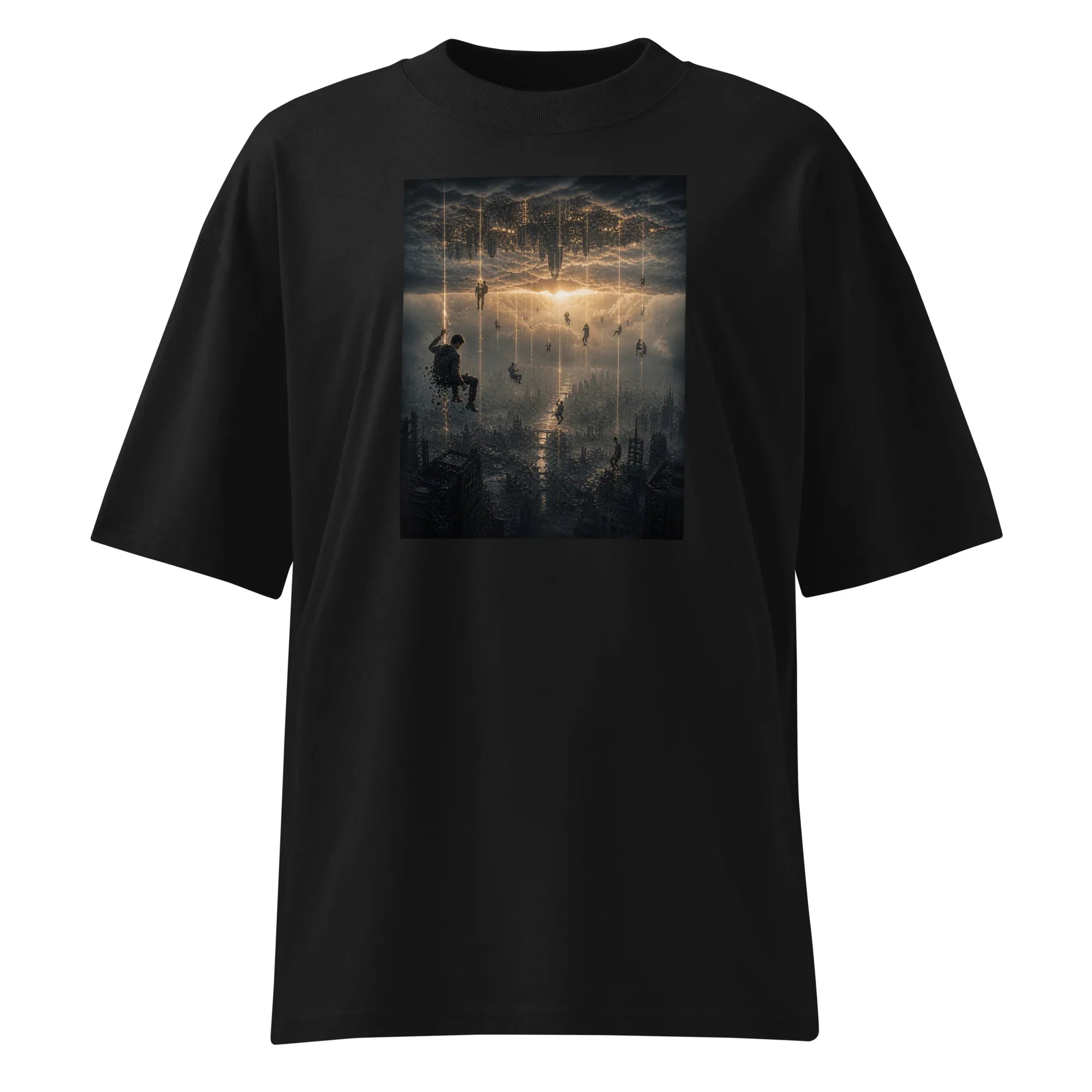 Oversized T-Shirt Heavens Rope Abstrakt