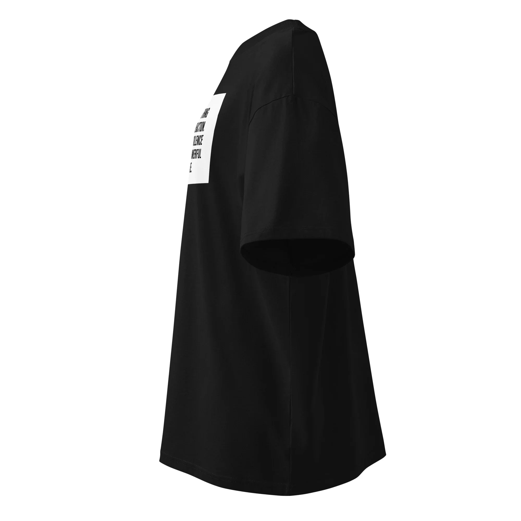 Oversized T-Shirt Not Everything PRIVE COLLECTIVE B&W EDITION