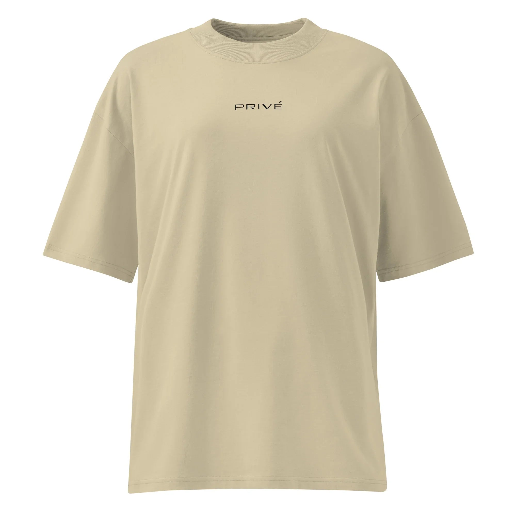 organic oversized high neck t-shirt