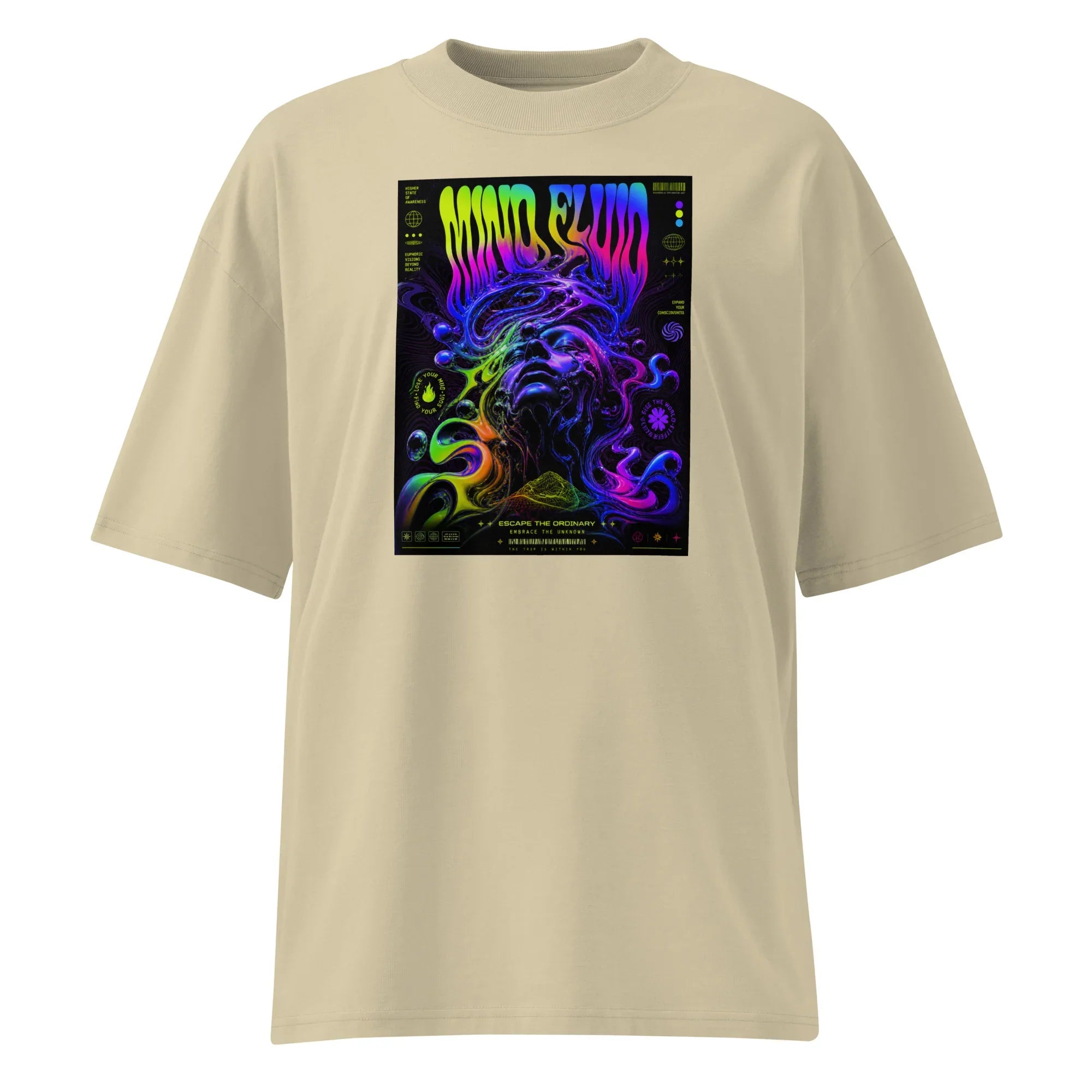 Oversized T-Shirt Mind Fluid Abstrakt