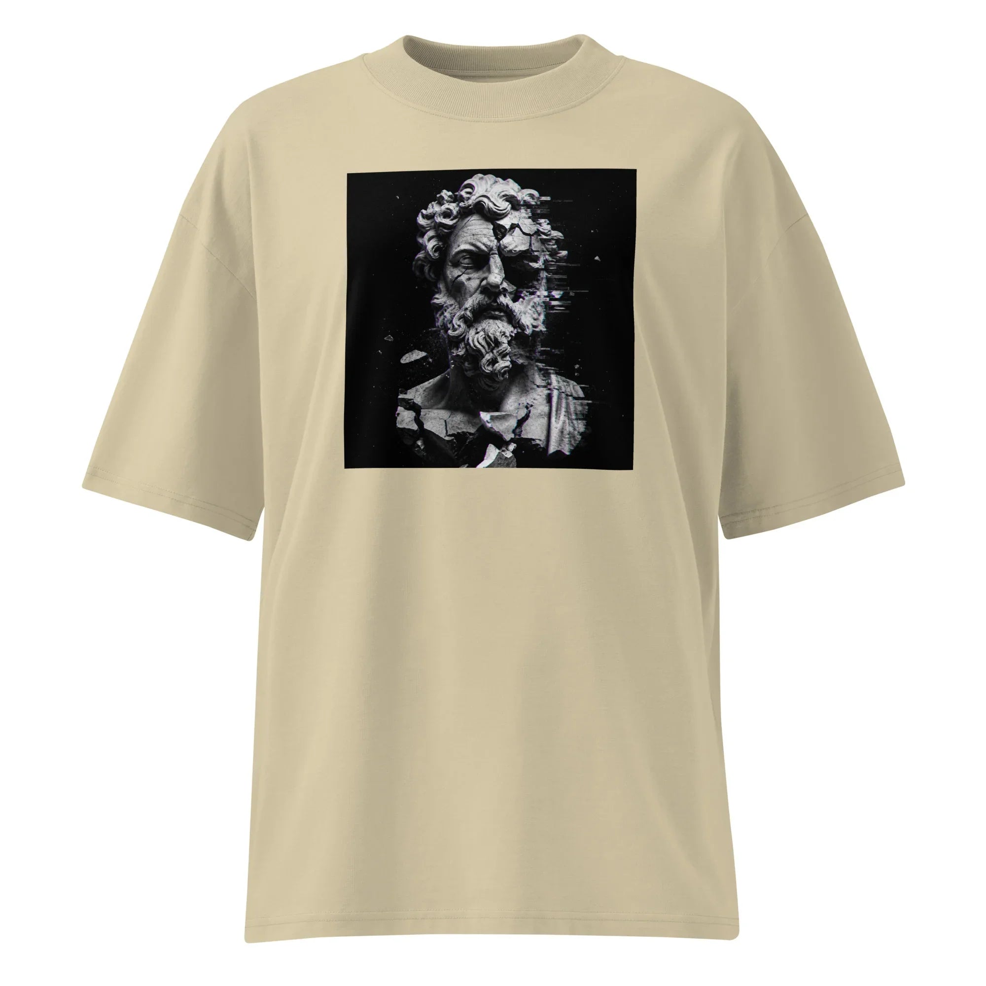 Oversized T-Shirt Statue Abstrakt