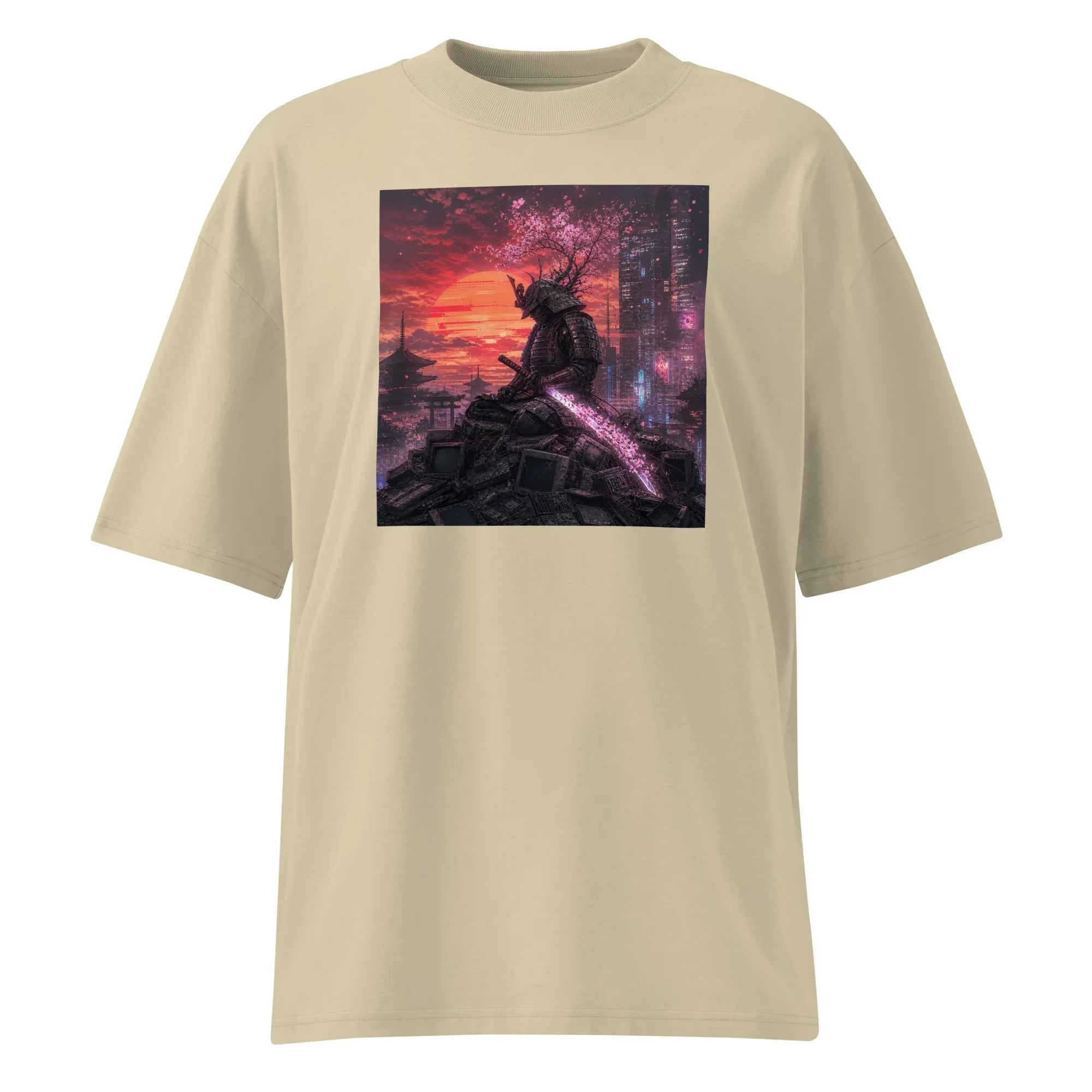 Oversized T-Shirt The Samurai Abstrakt