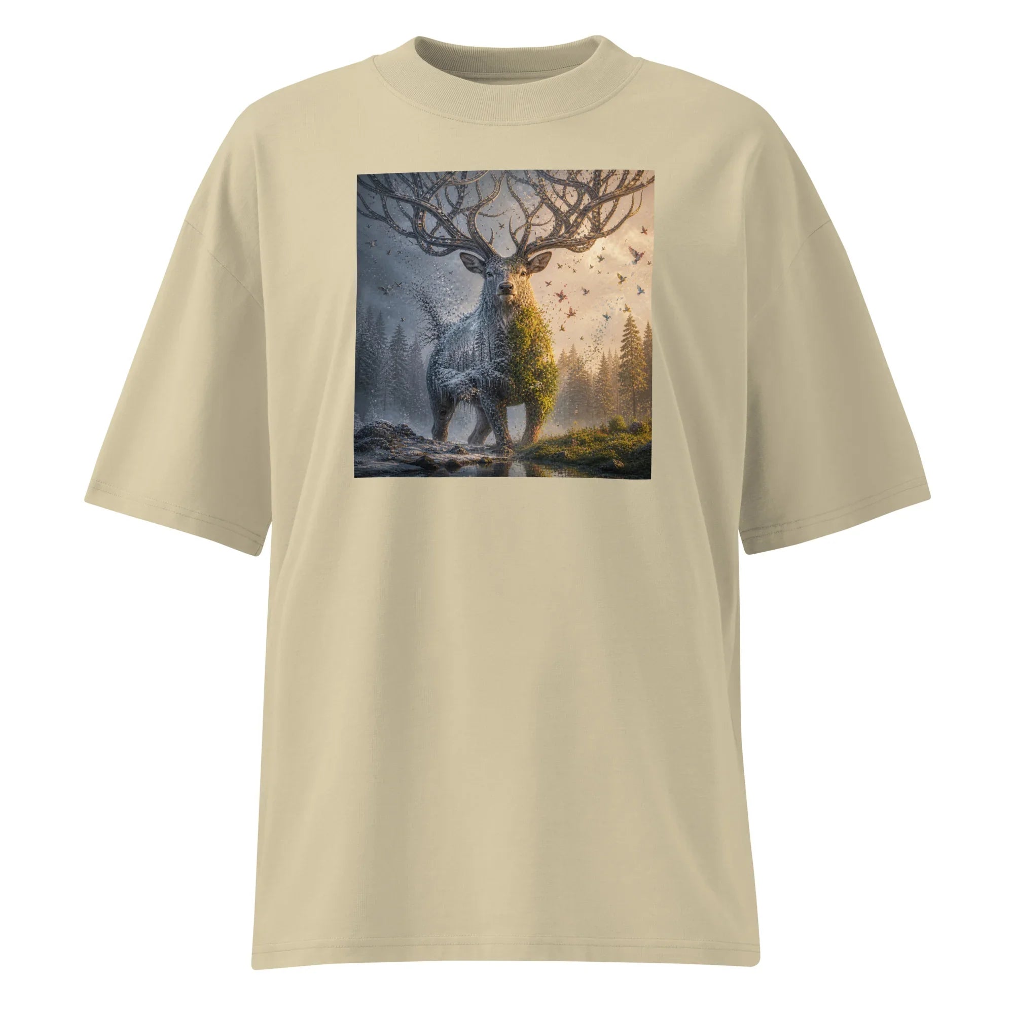Oversized T-Shirt Proud Animal Abstrakt