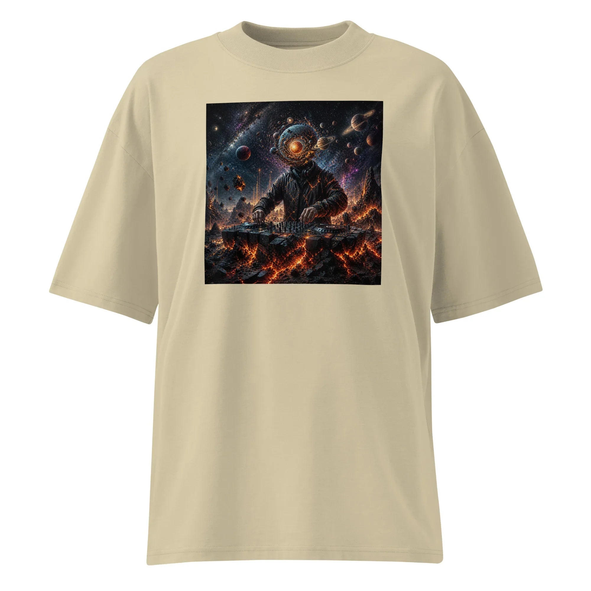 Oversized T-Shirt Space Dj Abstrakt