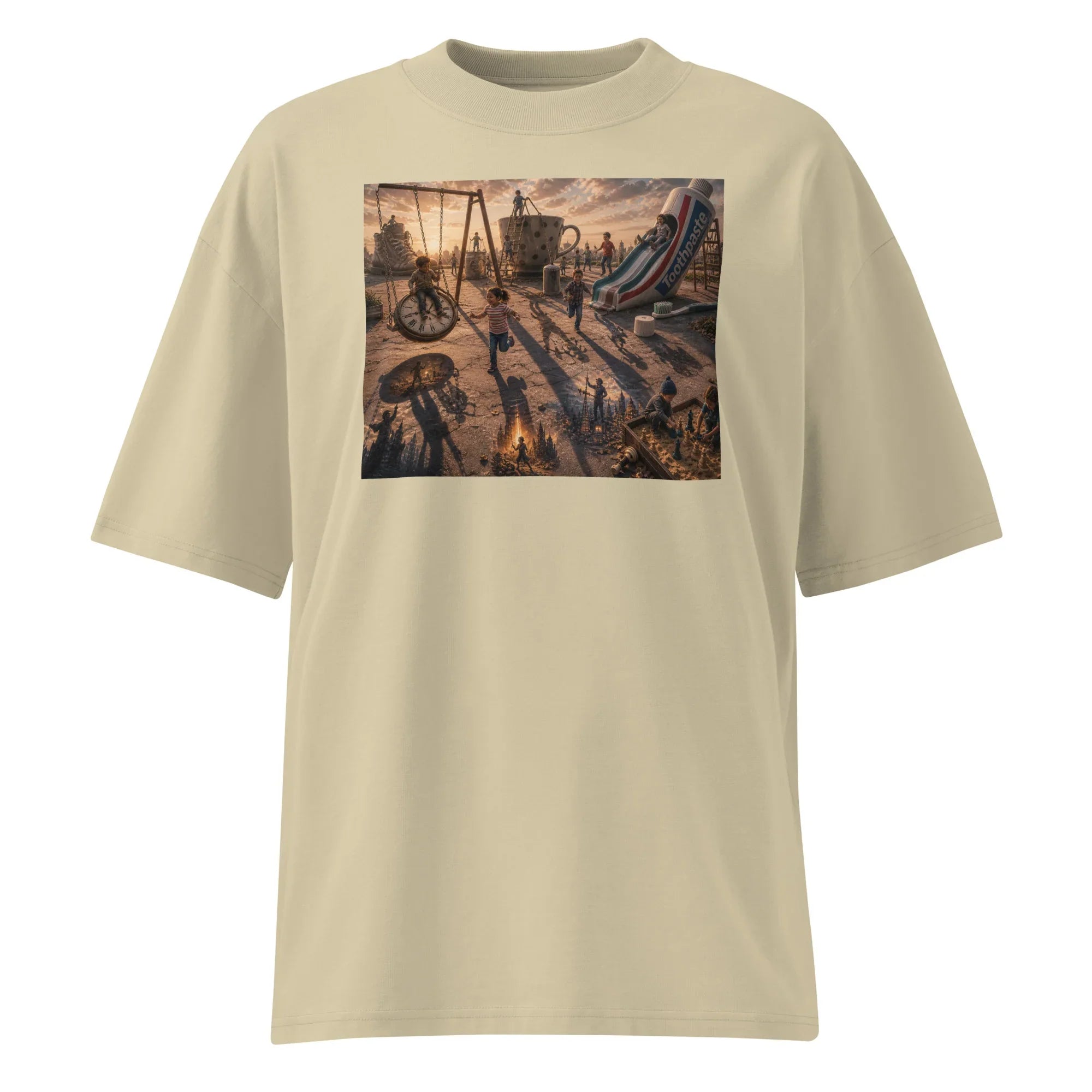 Oversized T-Shirt Future Playground Abstrakt