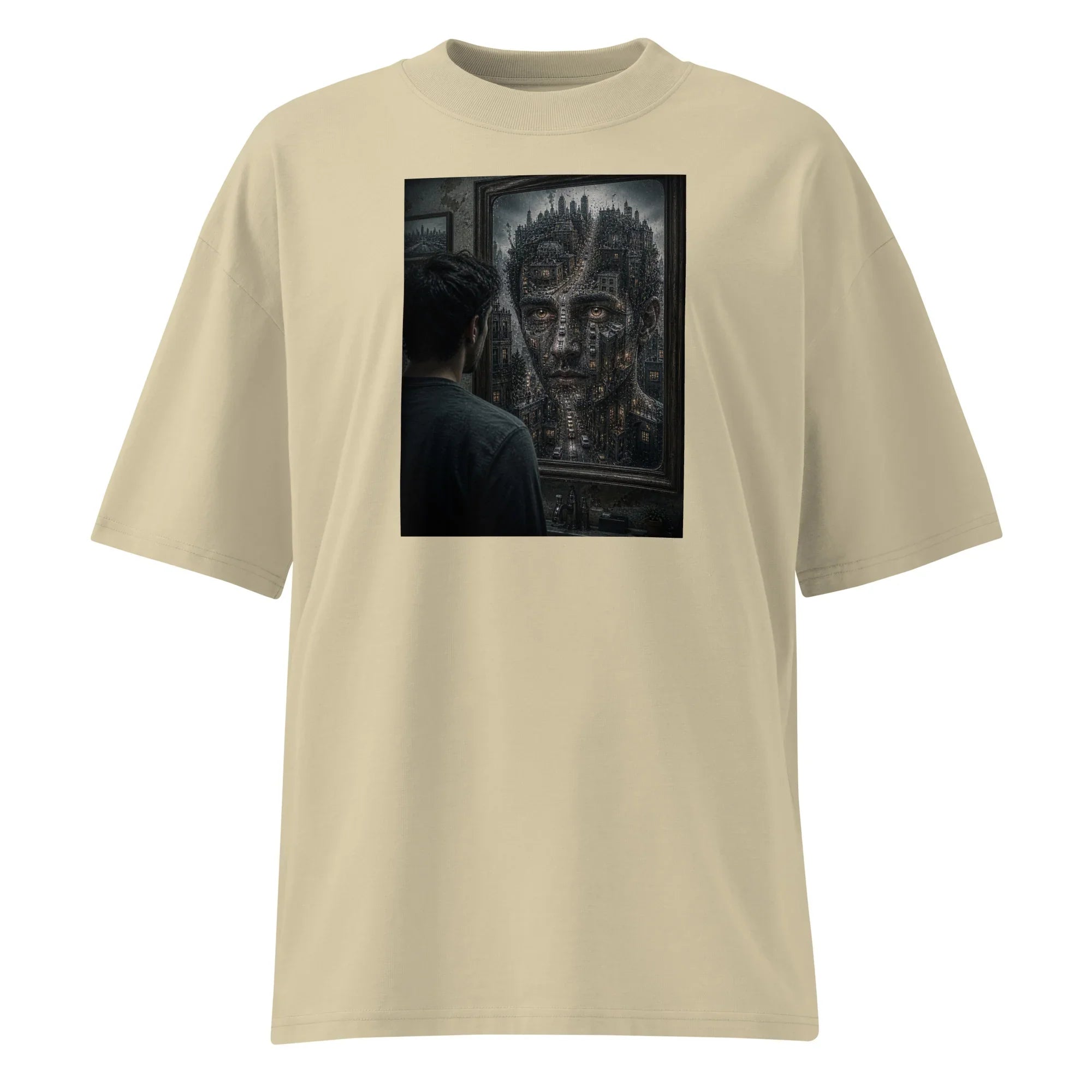Oversized T-Shirt Reflection Abstrakt