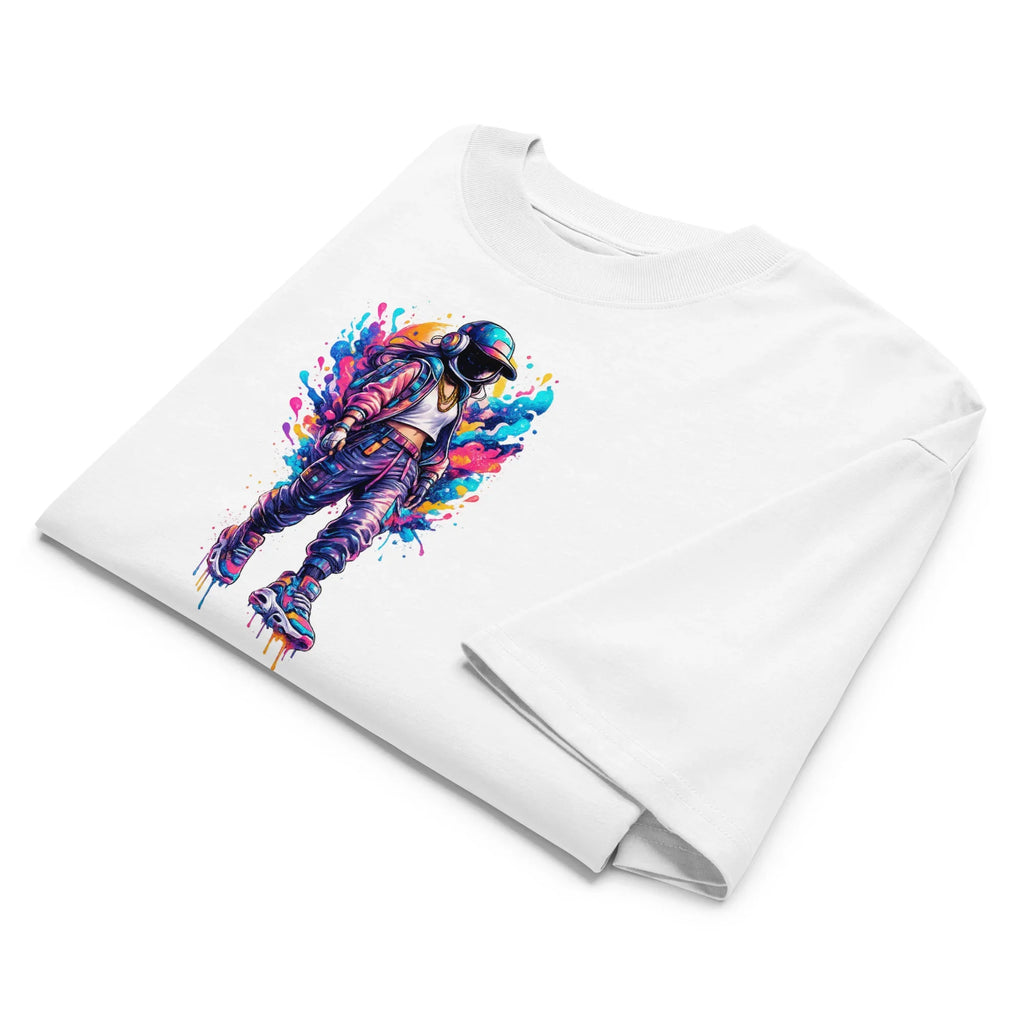 organic oversized high neck t-shirt