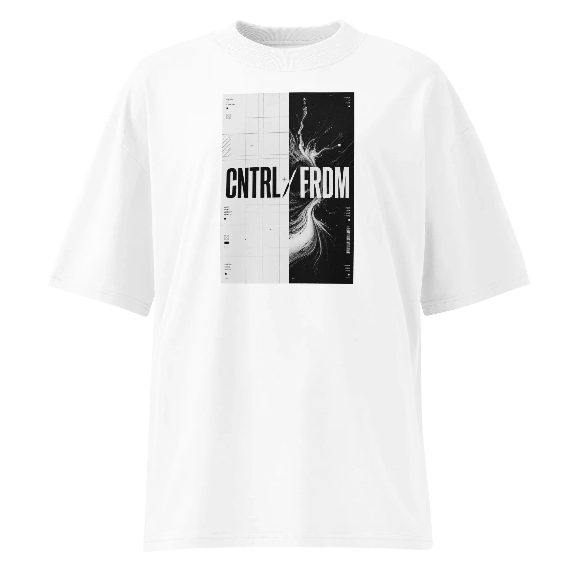 Oversized T-Shirt CNTRL PRIVE COLLECTIVE B&W EDITION