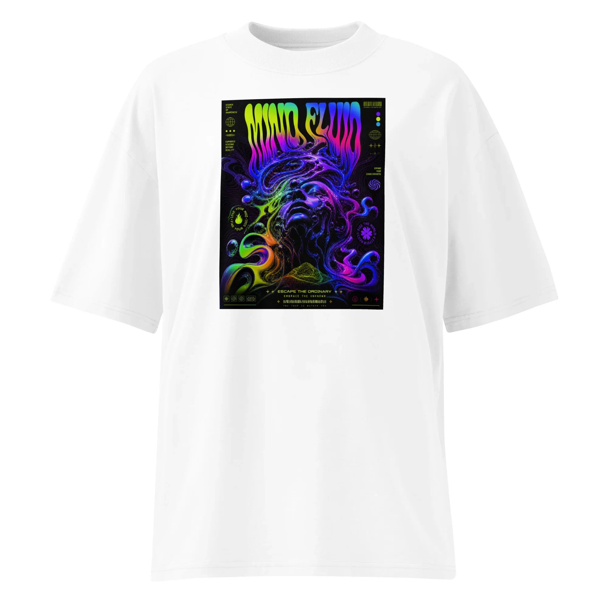Oversized T-Shirt Mind Fluid Abstrakt