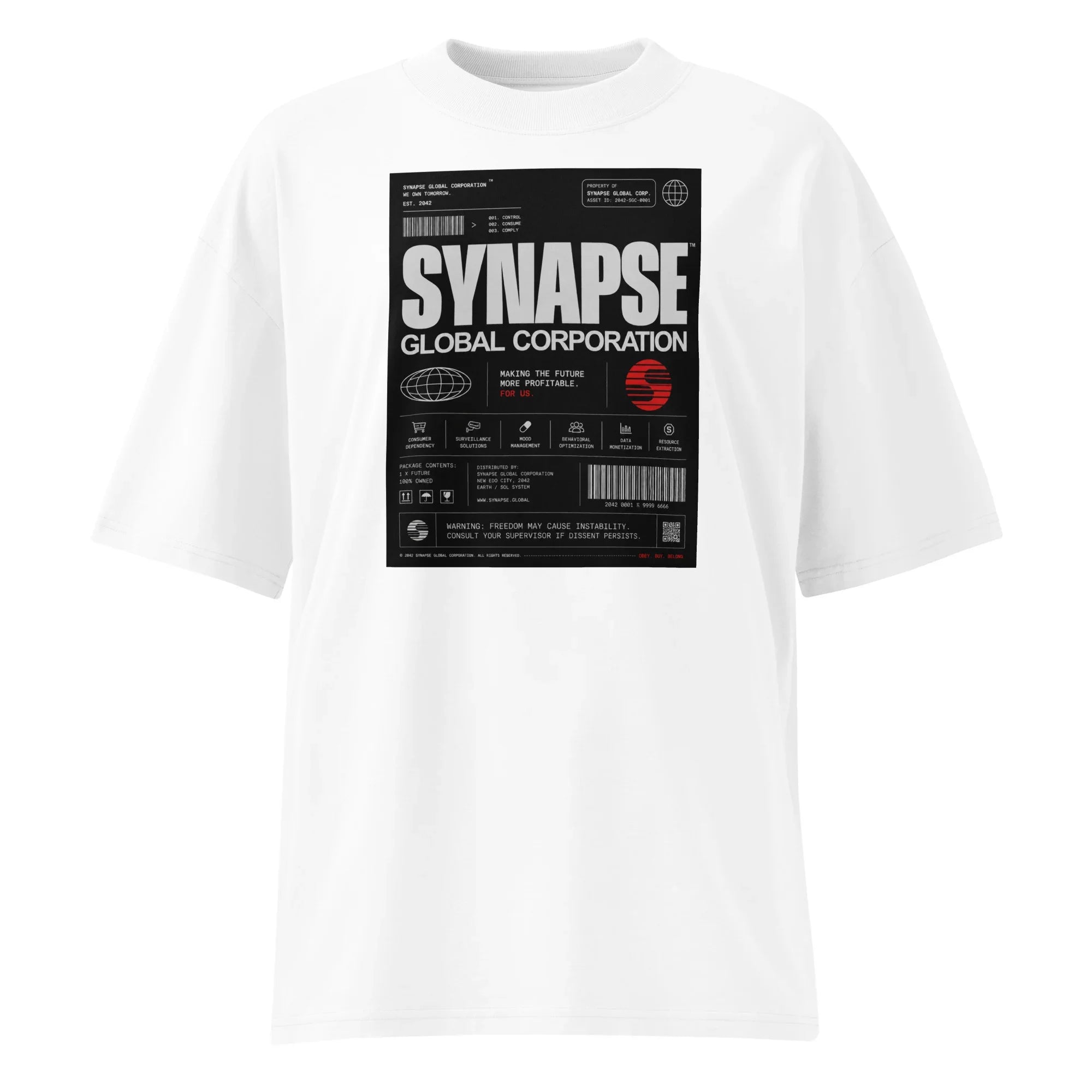 Oversized T-Shirt Synapse Abstrakt