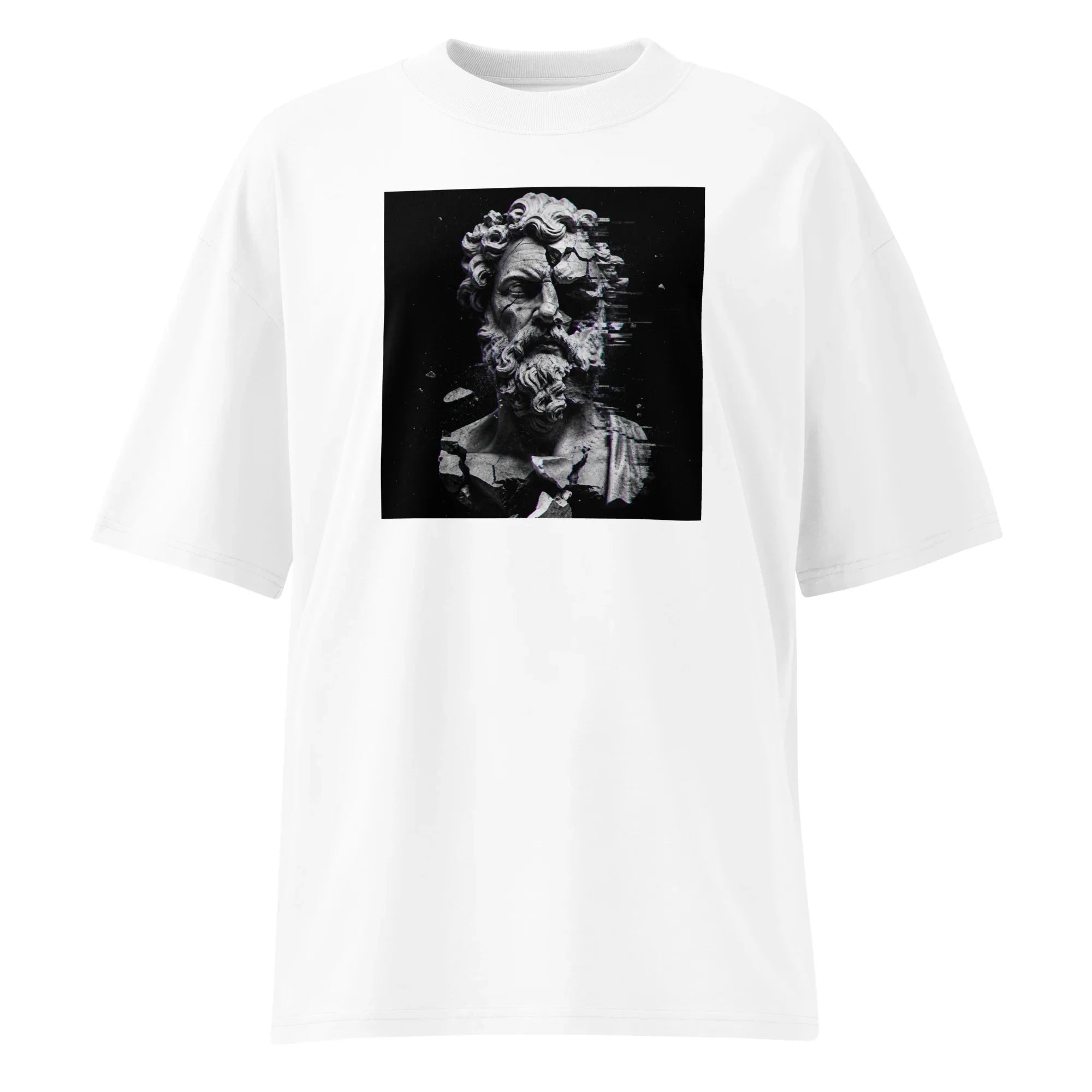 Oversized T-Shirt Statue Abstrakt
