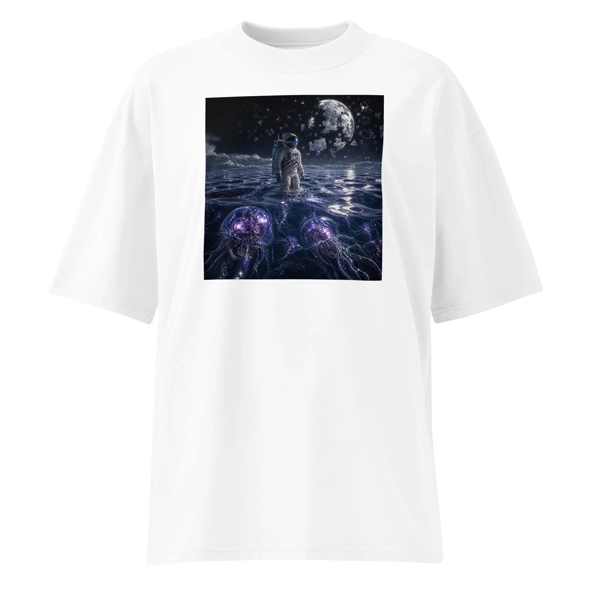 Oversized T-Shirt Jelly Aliens Abstrakt