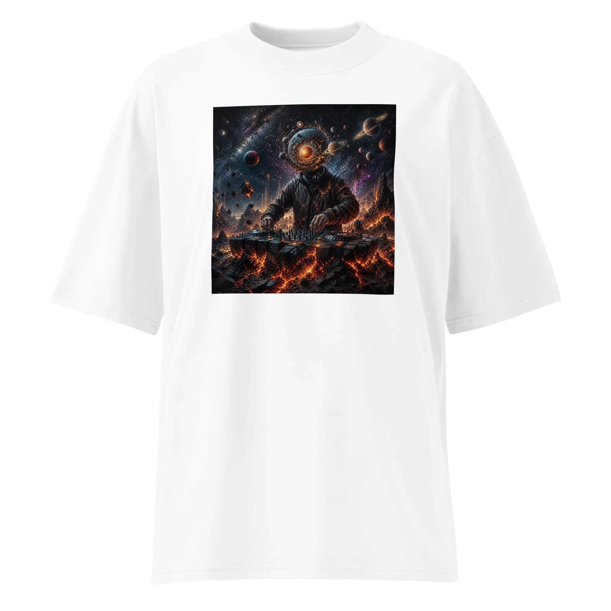 Oversized T-Shirt Space Dj Abstrakt