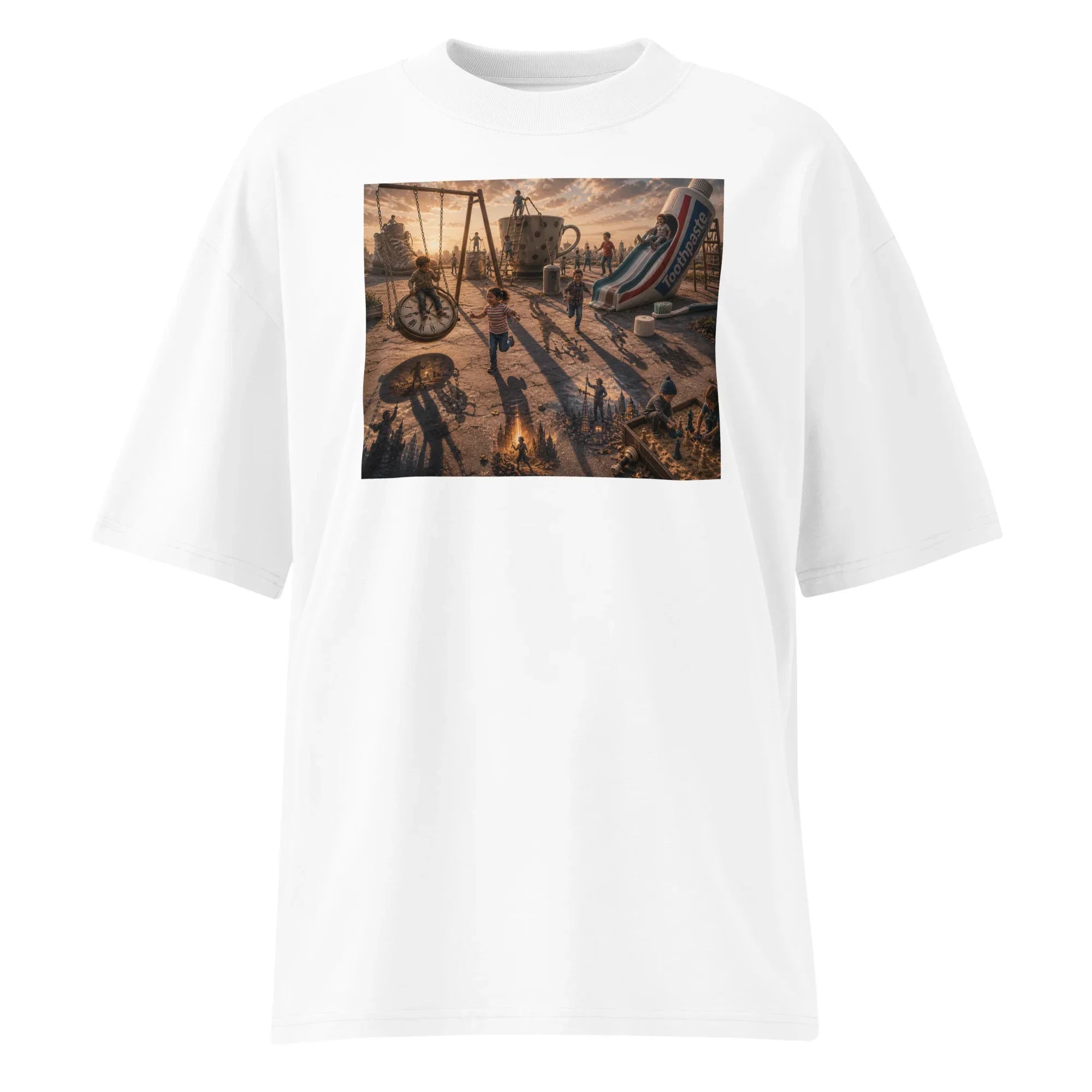 Oversized T-Shirt Future Playground Abstrakt