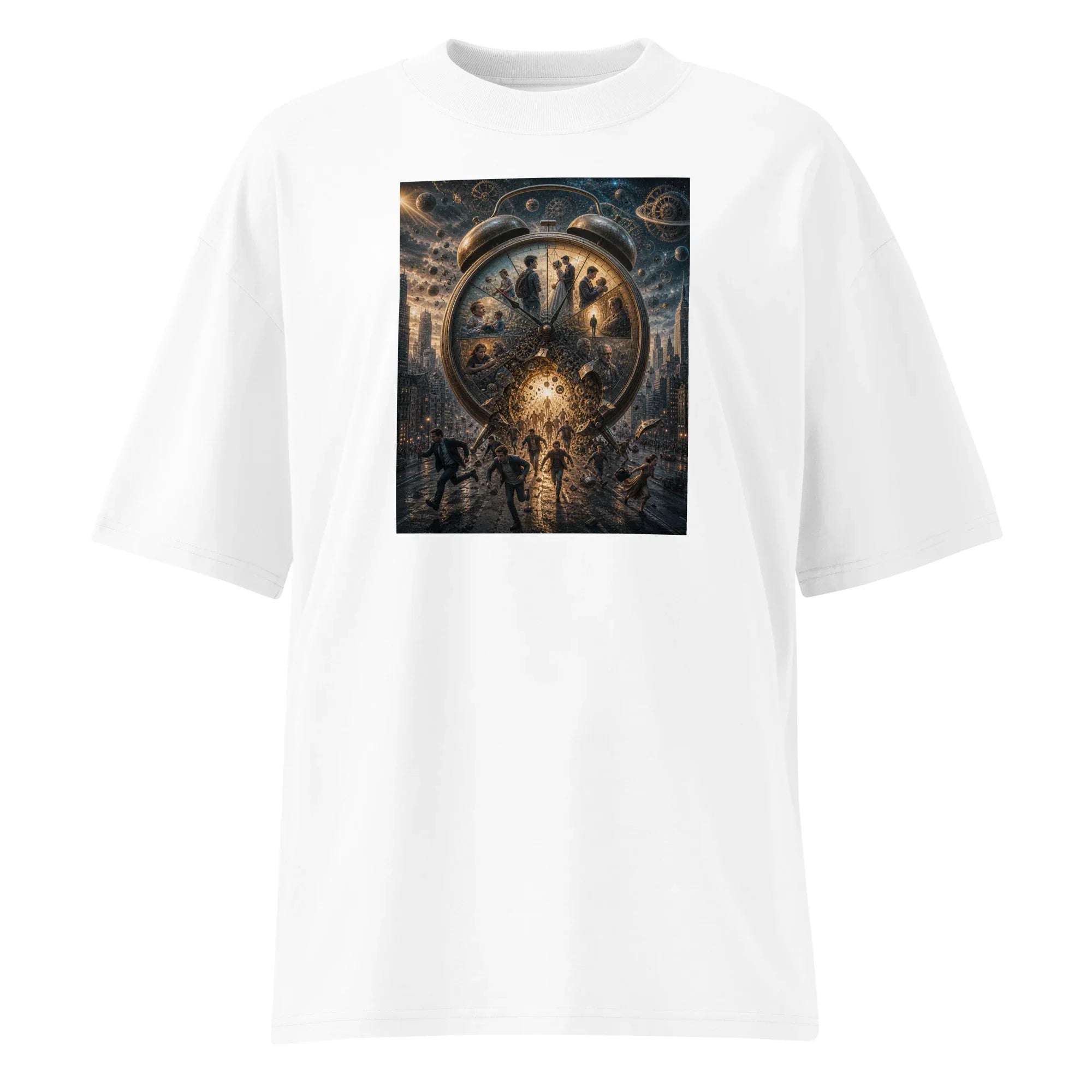 Oversized T-Shirt Lifetime gone Abstrakt