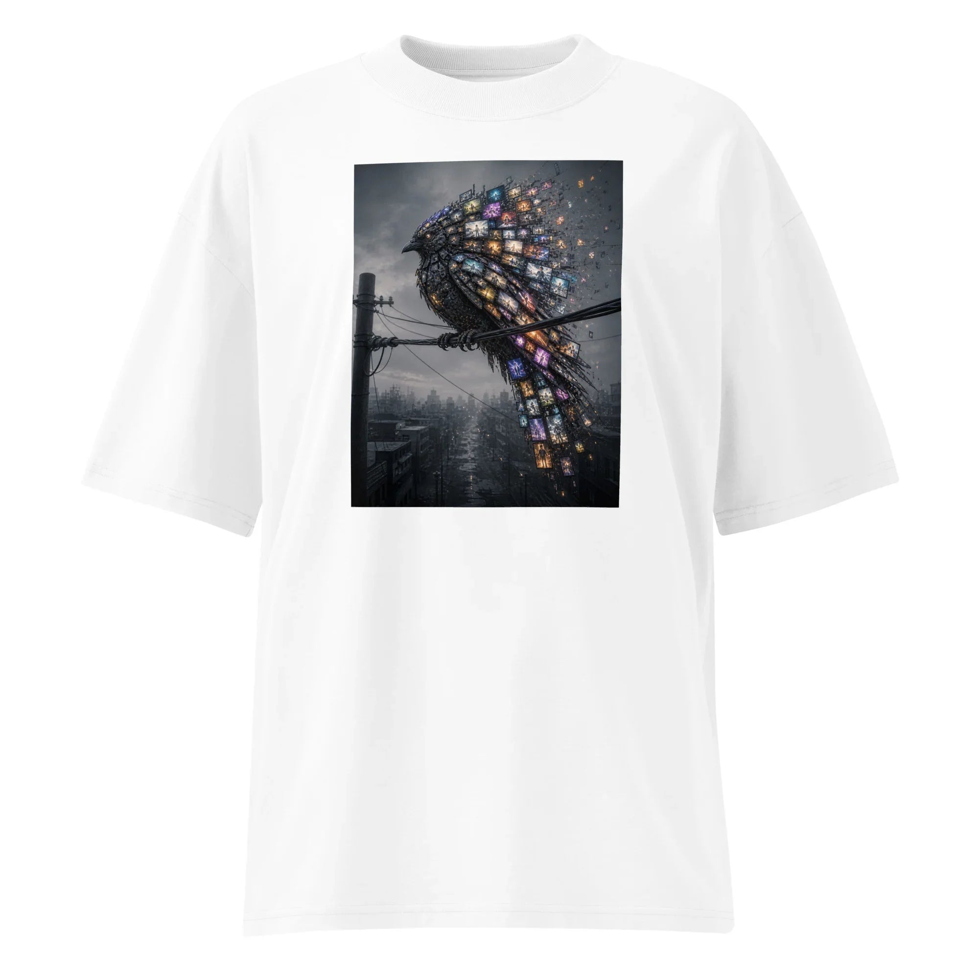 Oversized T-Shirt Mockingbird Abstrakt