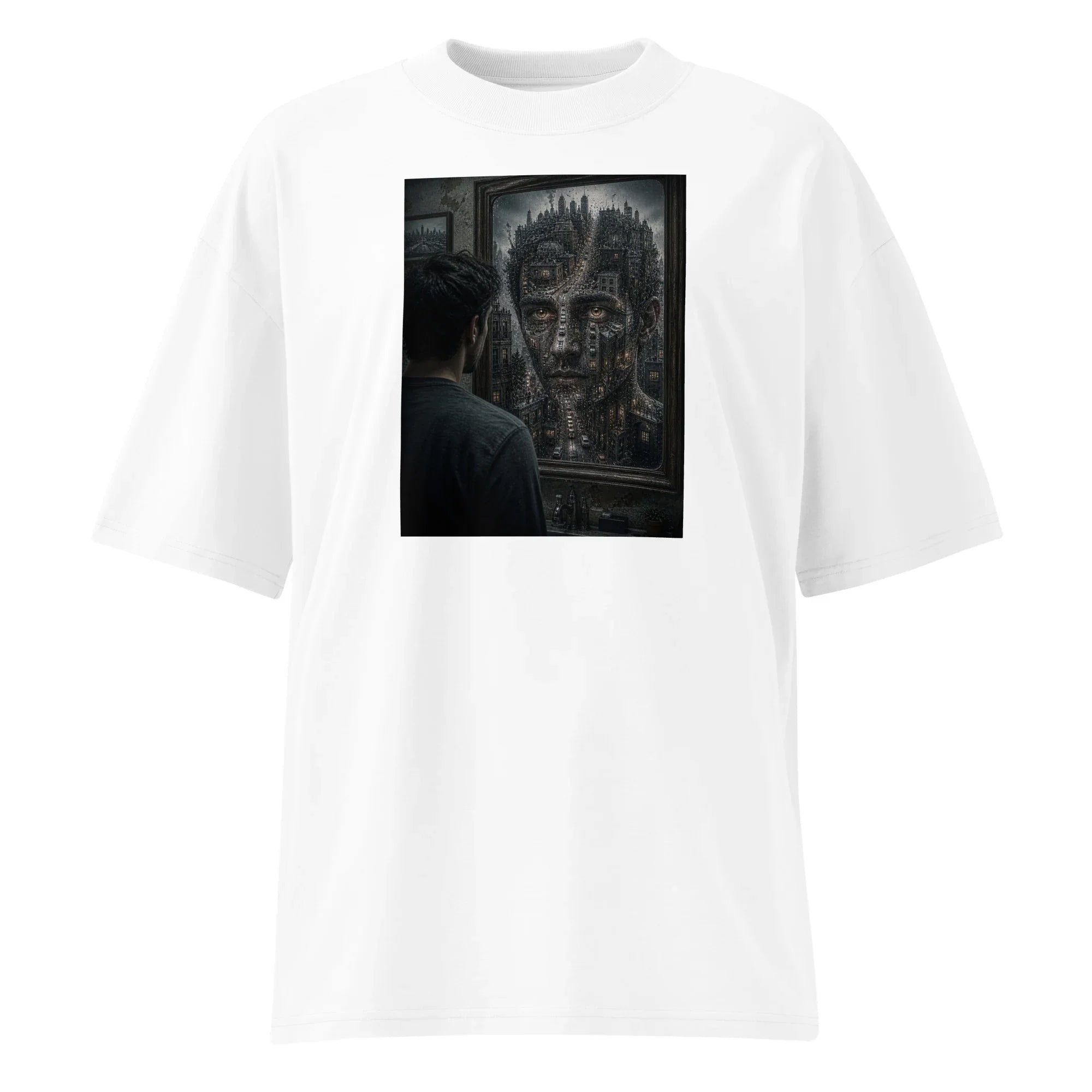 Oversized T-Shirt Reflection Abstrakt