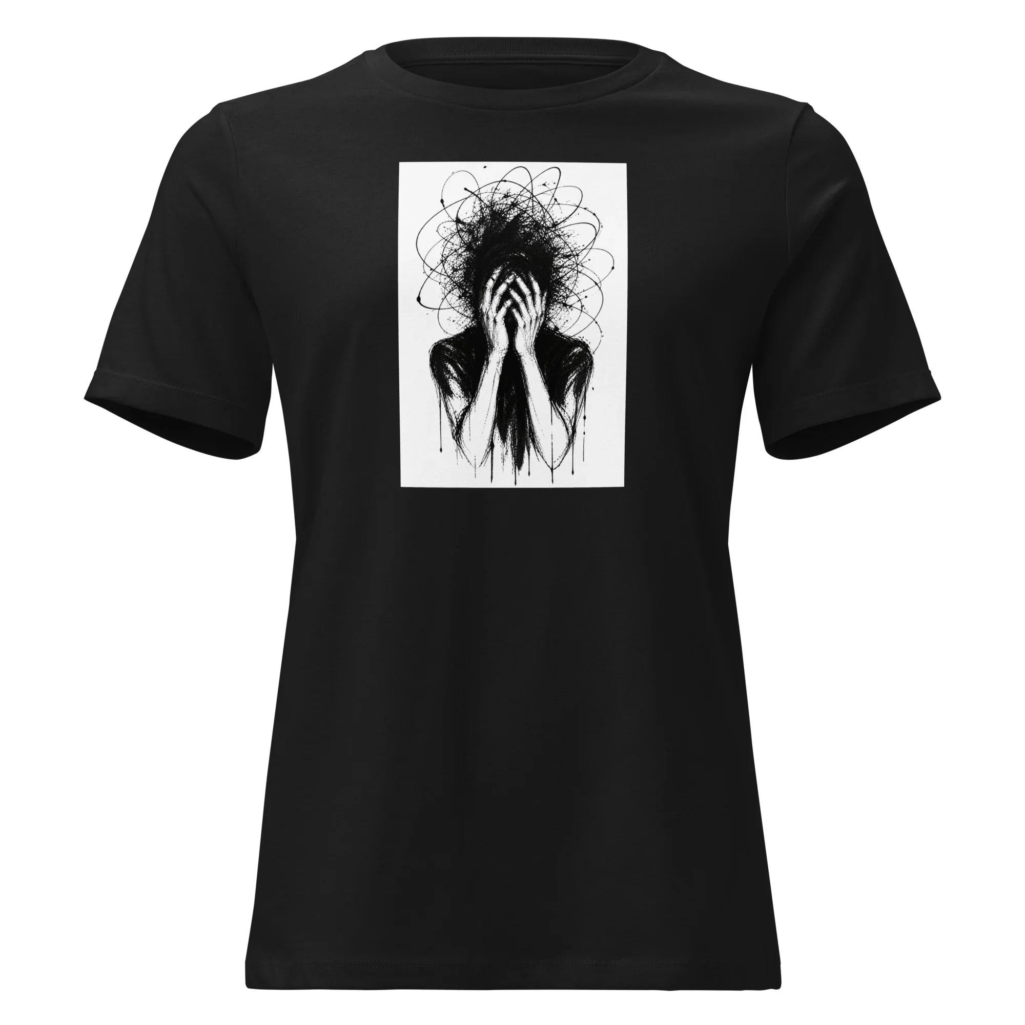 Women T-Shirt INSANE PRIVE COLLECTIVE B&W EDITION