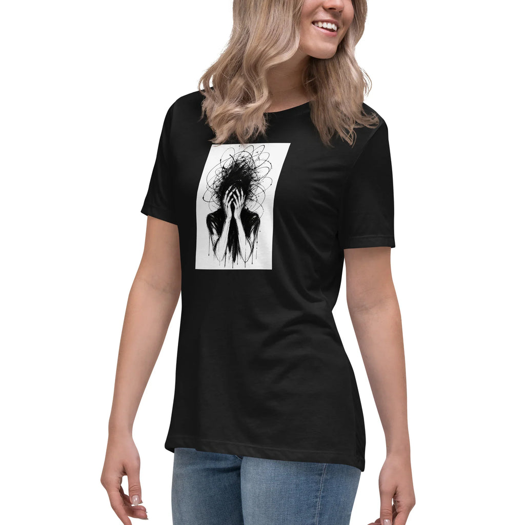 Women T-Shirt INSANE PRIVE COLLECTIVE B&W EDITION